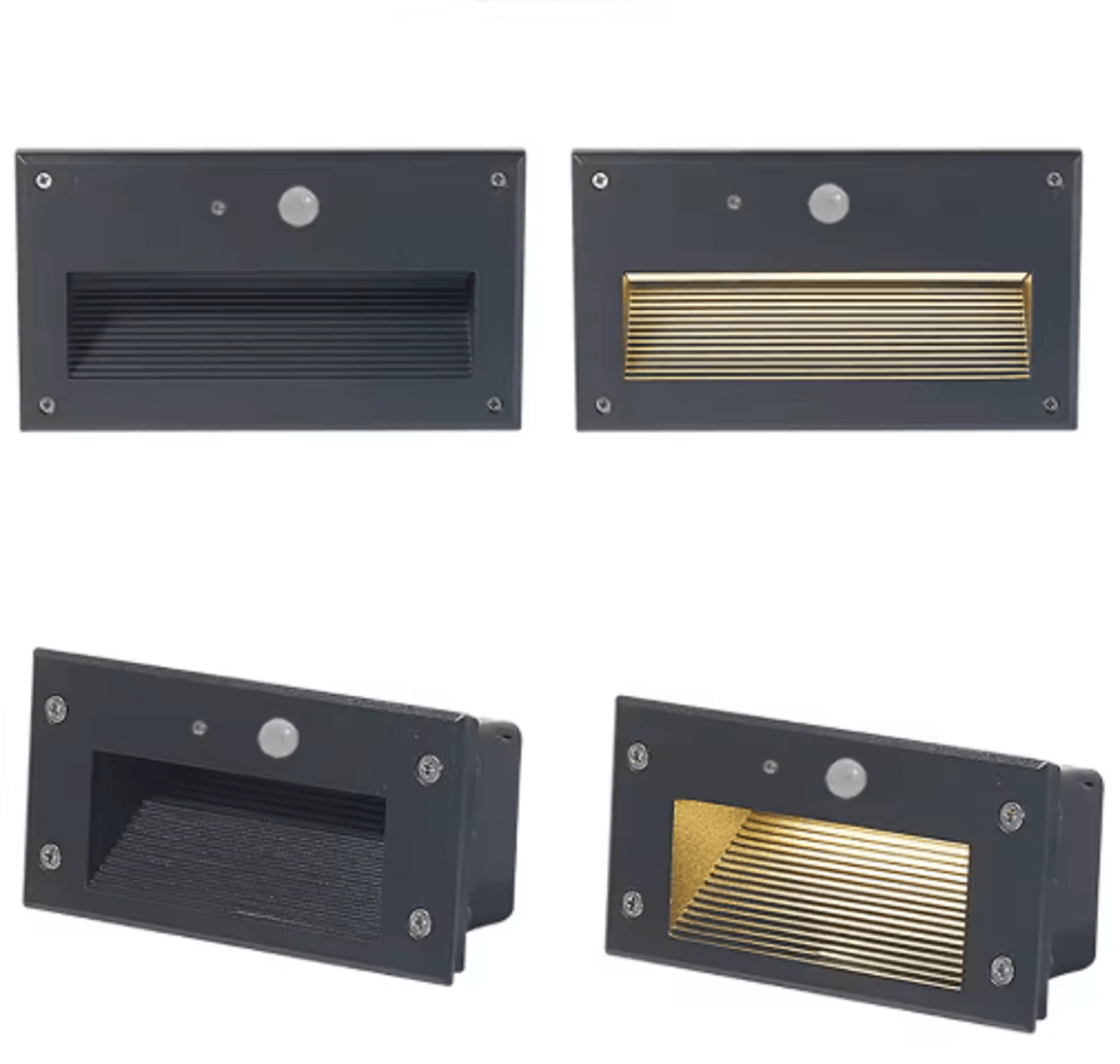 Waterproof Motion Sensor Wall Light  Outdoor LED Stair  Step Lamp 10