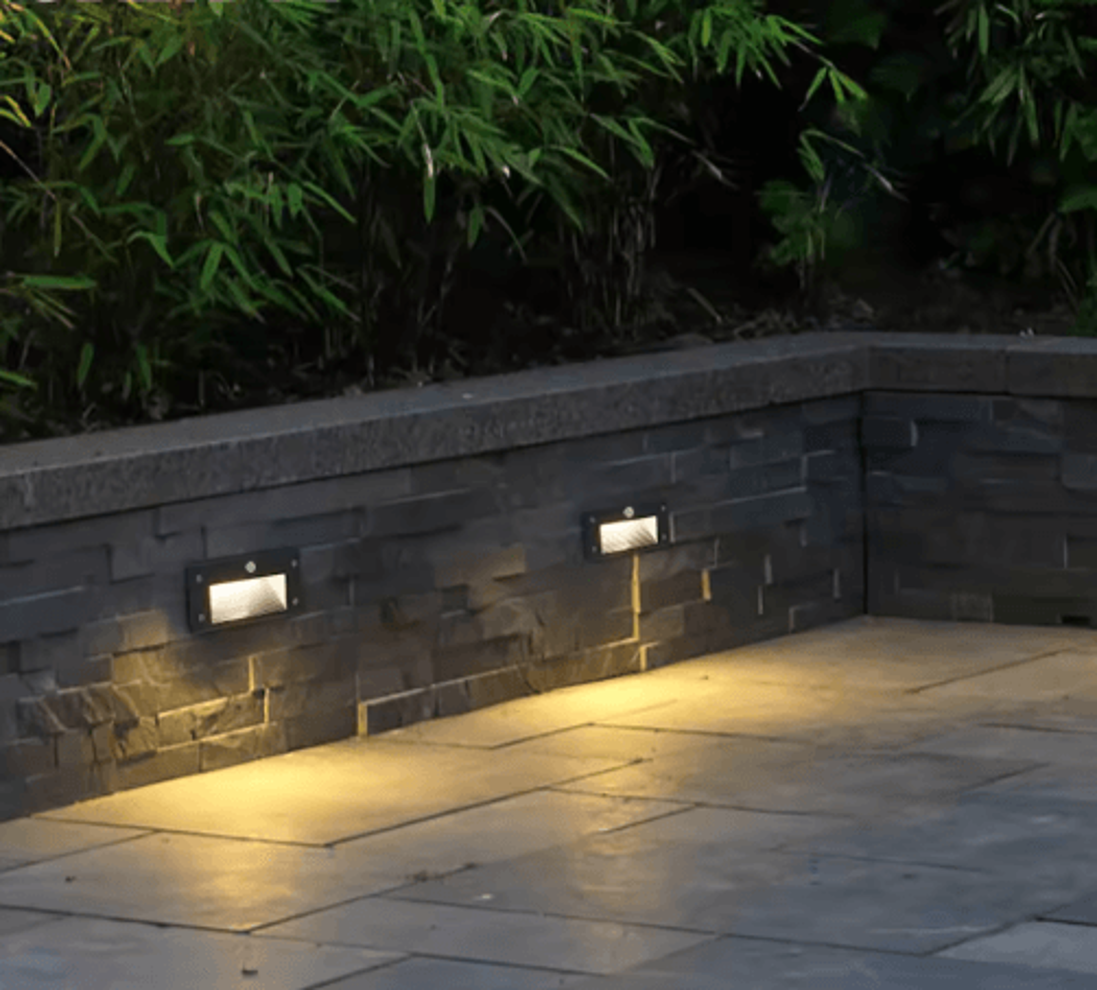 Waterproof Motion Sensor Wall Light  Outdoor LED Stair  Step Lamp 11
