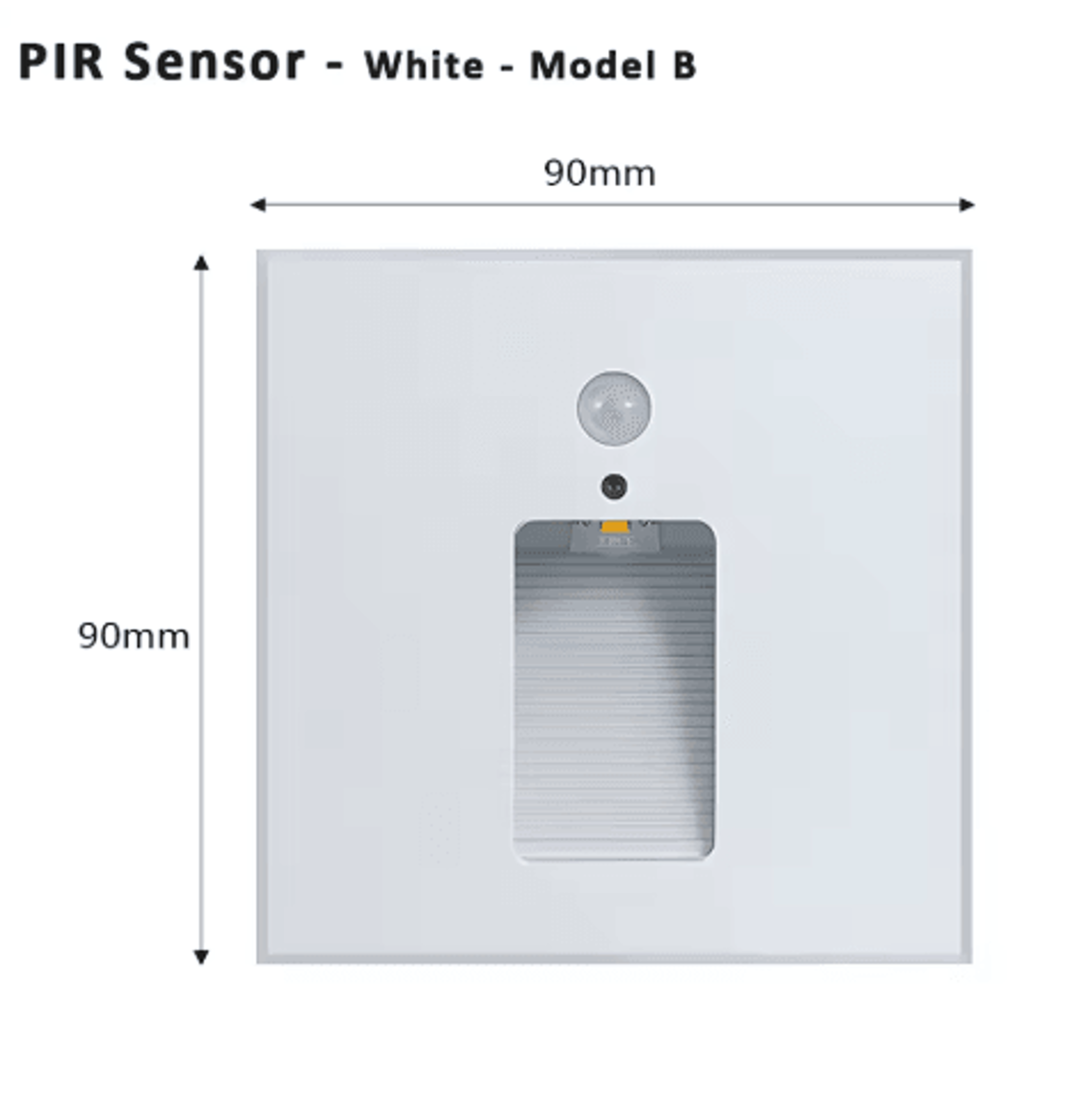 LED Motion Sensor Wall Sconce  Aluminum Stair  Step Night Light 14