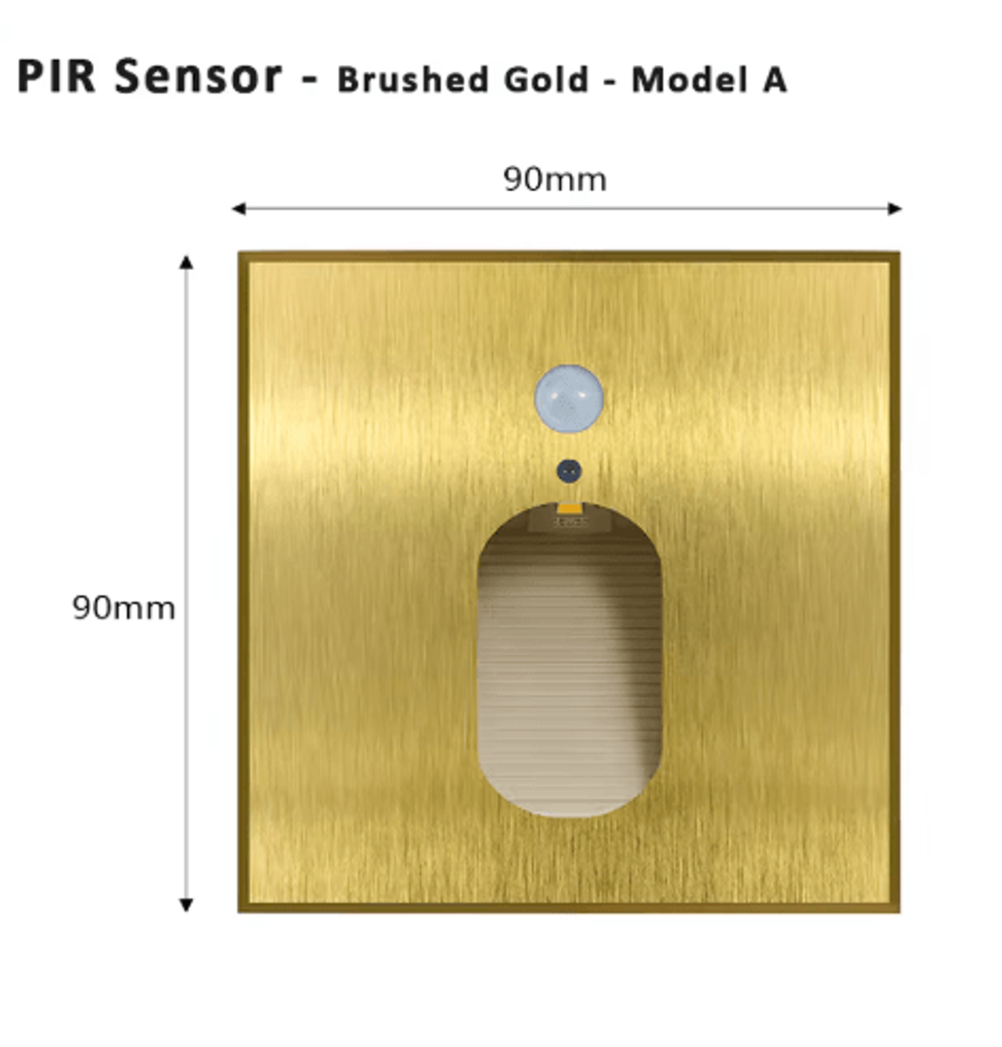 LED Motion Sensor Wall Sconce  Aluminum Stair  Step Night Light 15
