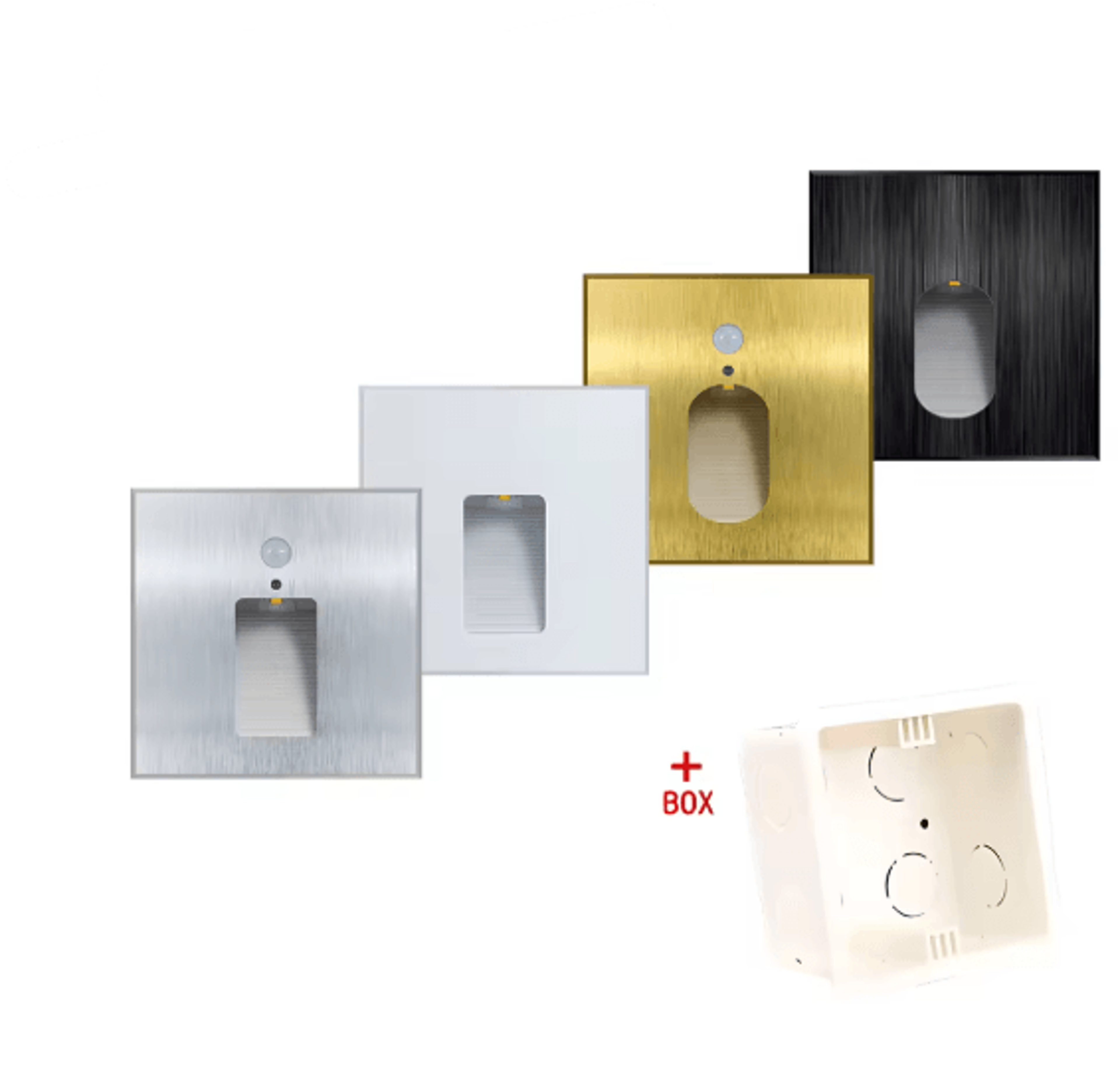 led motion sensor wall sconce – aluminum stair & step night light
