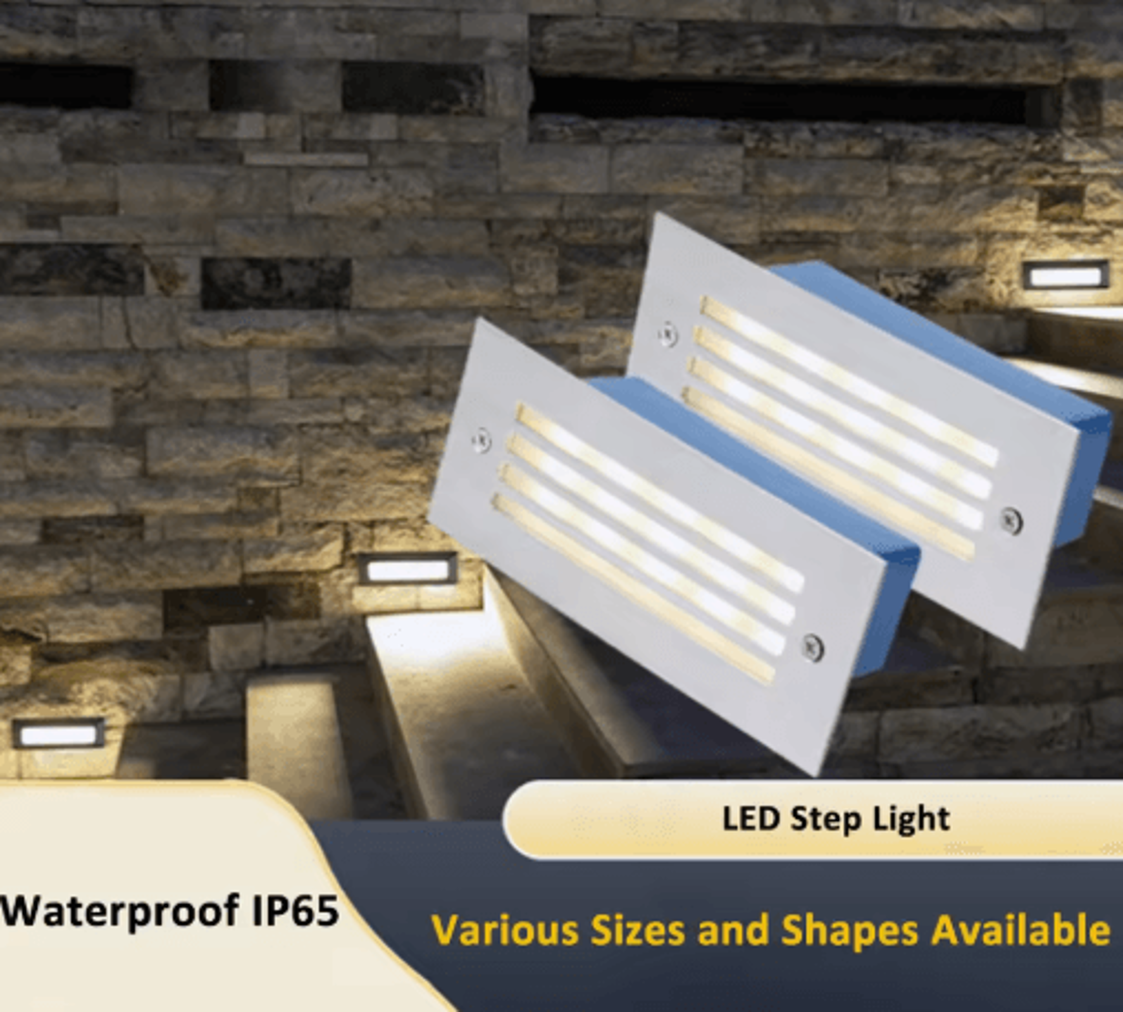Waterproof Recessed LED Step Light  12V220V Outdoor Stair  Wall Lamp 13