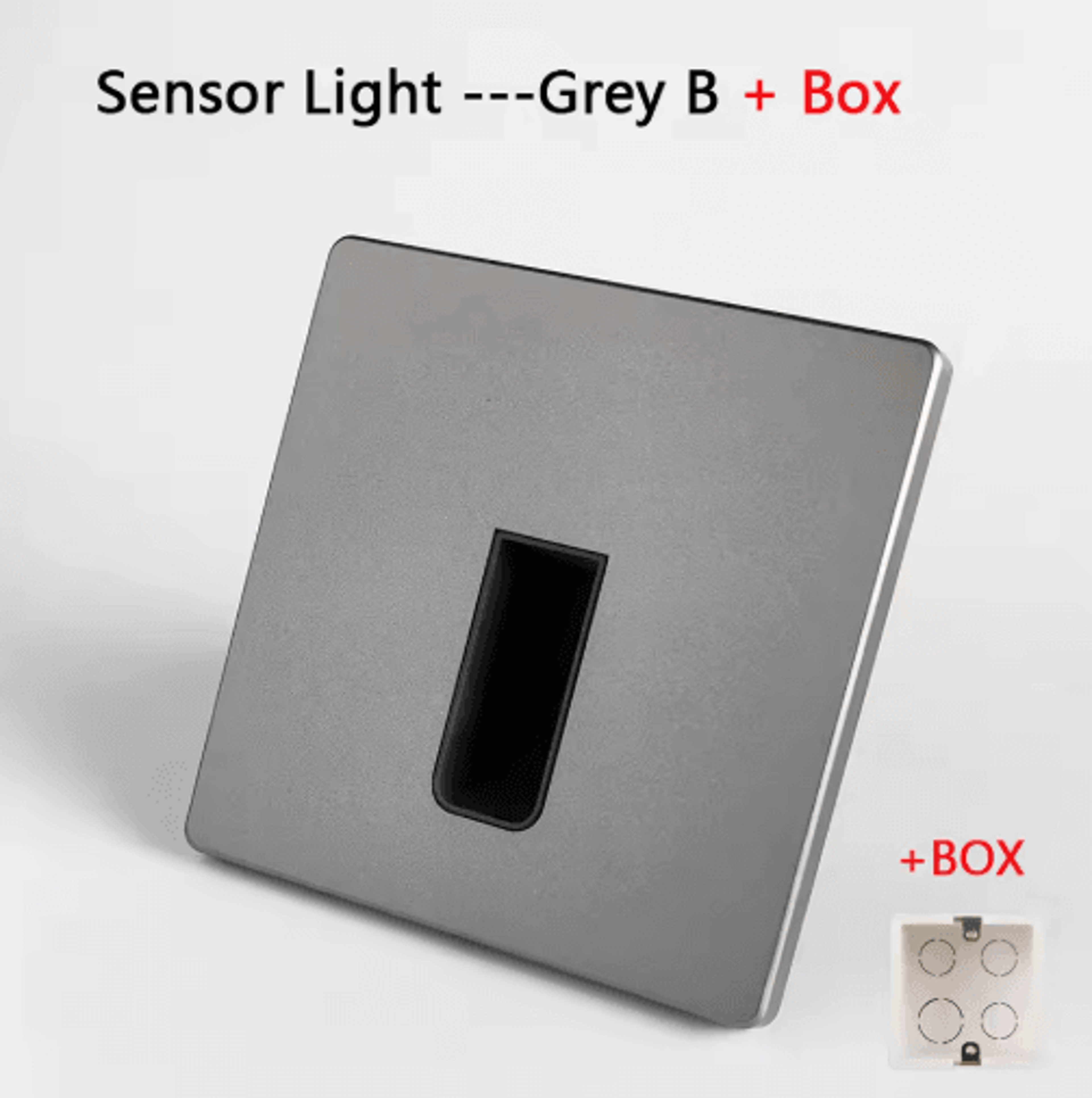 220V LED Radar Motion Sensor Stair Light  Recessed Wall Night Lamp 2