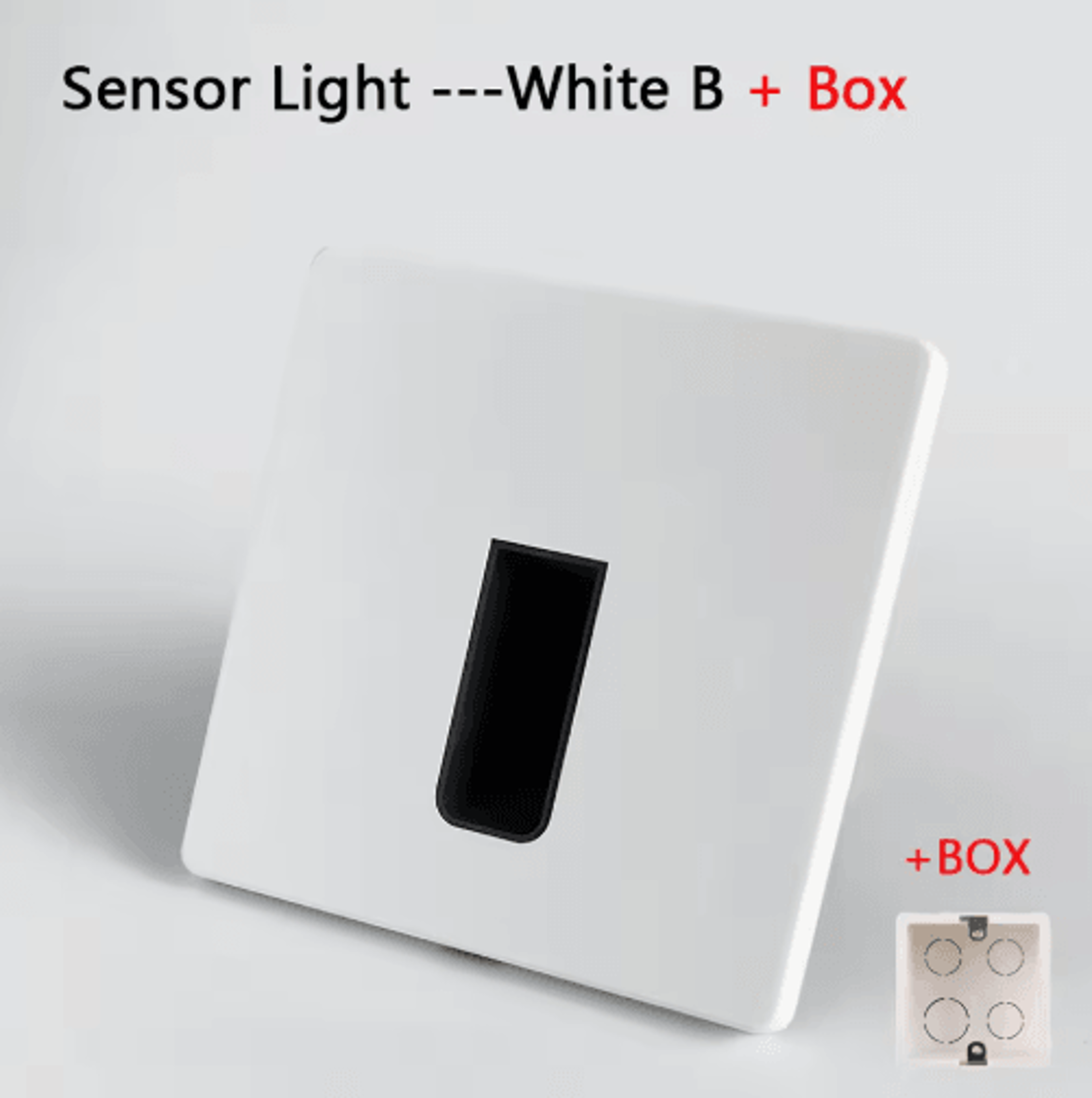 220V LED Radar Motion Sensor Stair Light  Recessed Wall Night Lamp 4