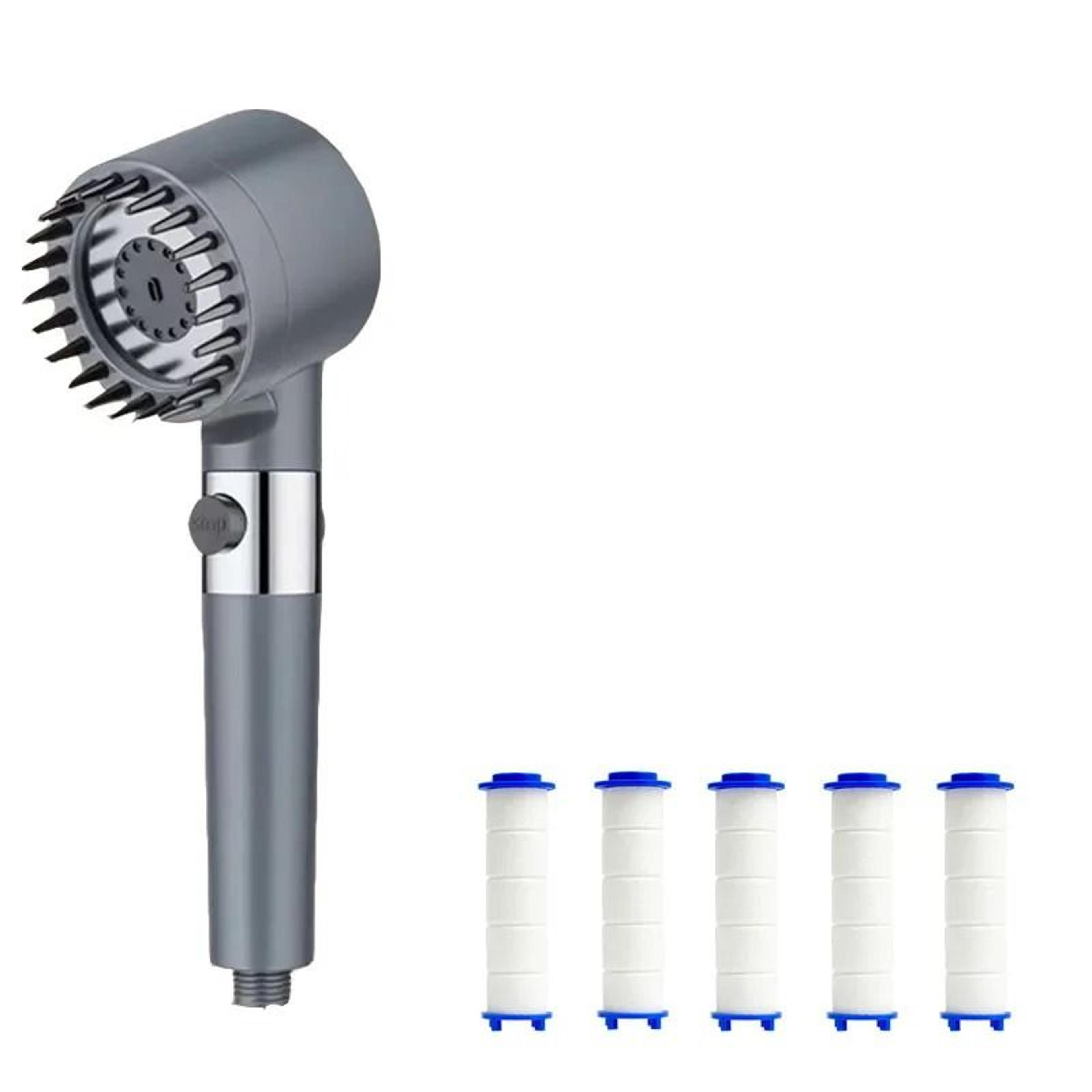 Filtered Shower Head With Four Spray Modes For Massage And Clean Water Flow 6