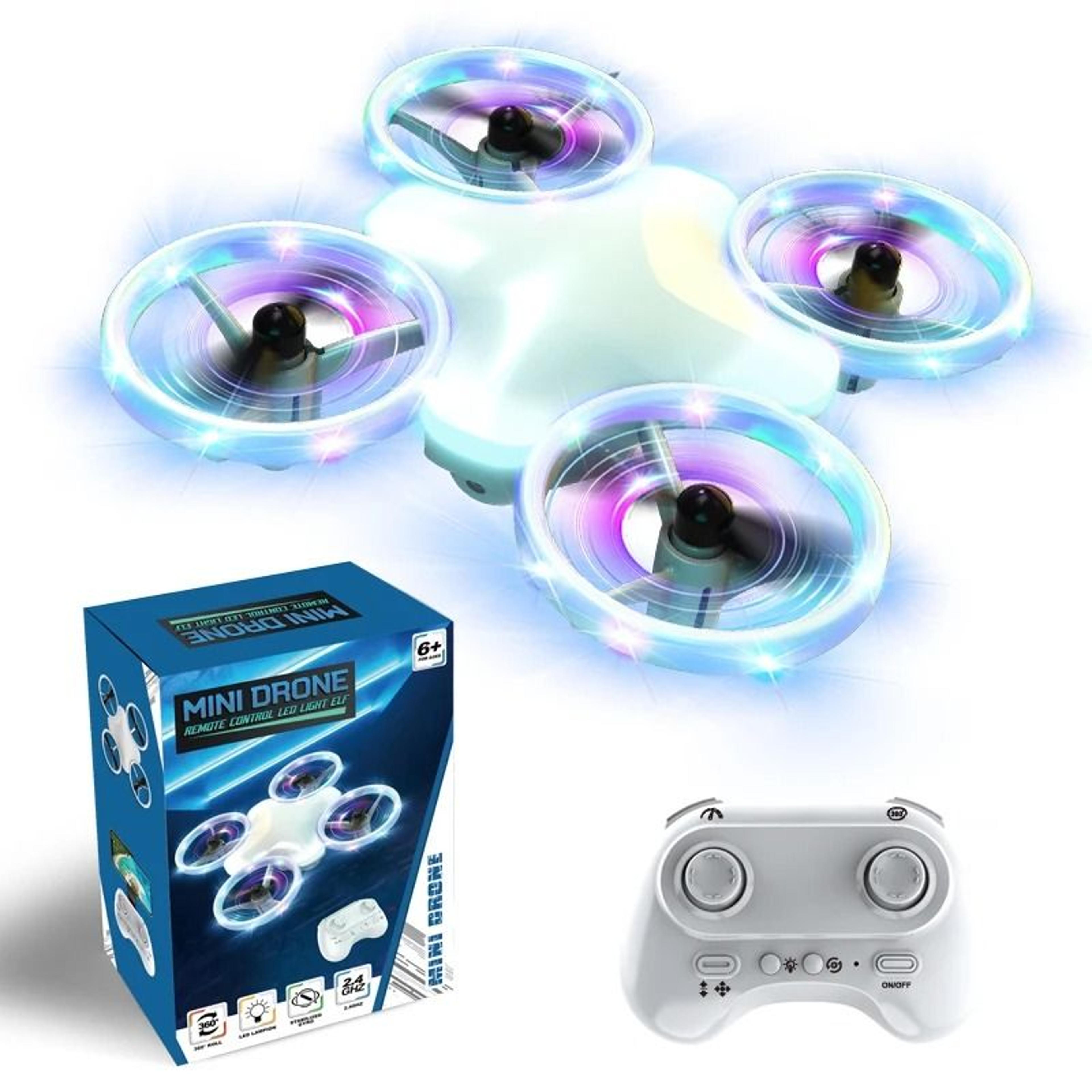 mini rc quadcopter with headless mode fixed height and led lights