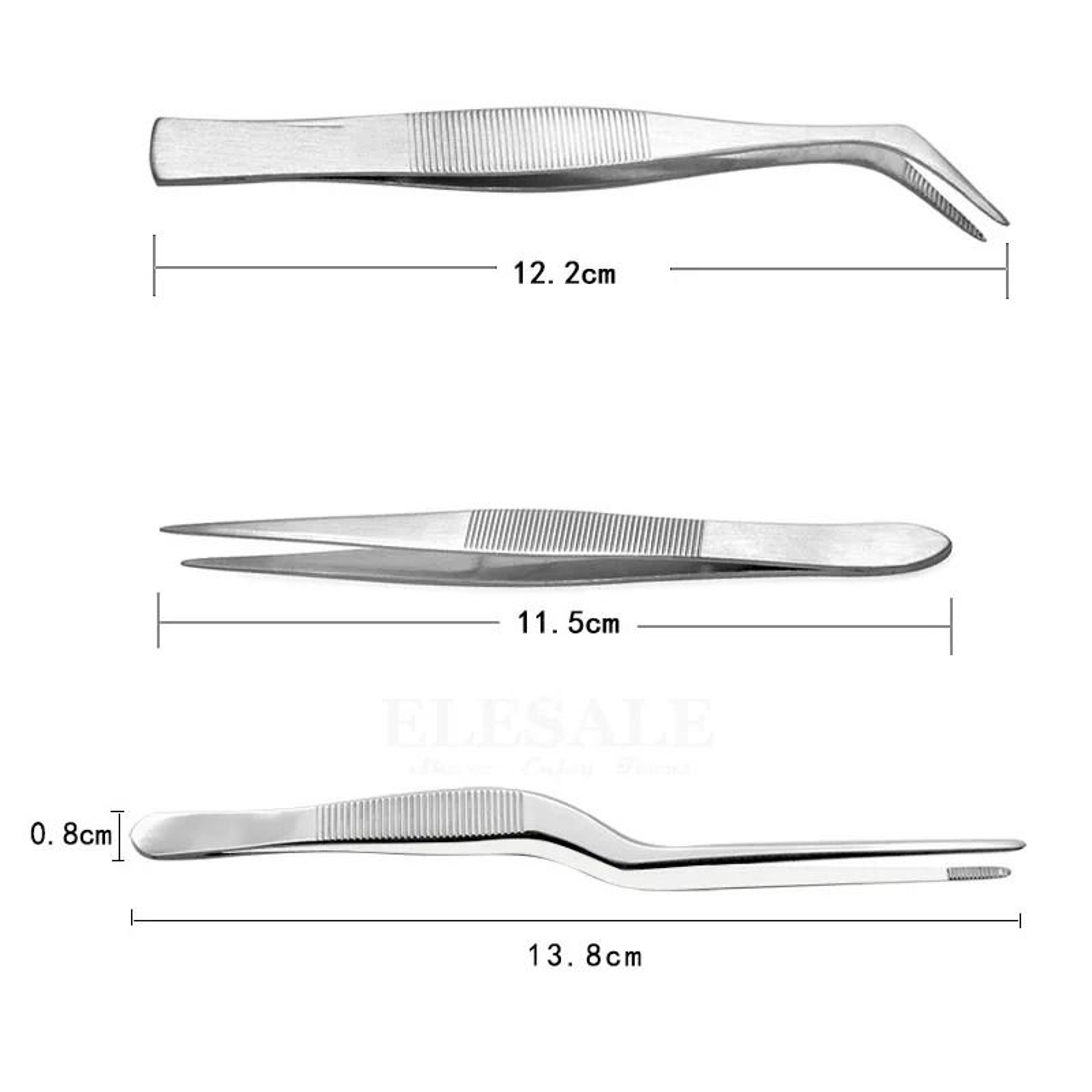 Precision Stainless Steel Tweezers Multi Use Grip Tool For Makeup And Repair 4