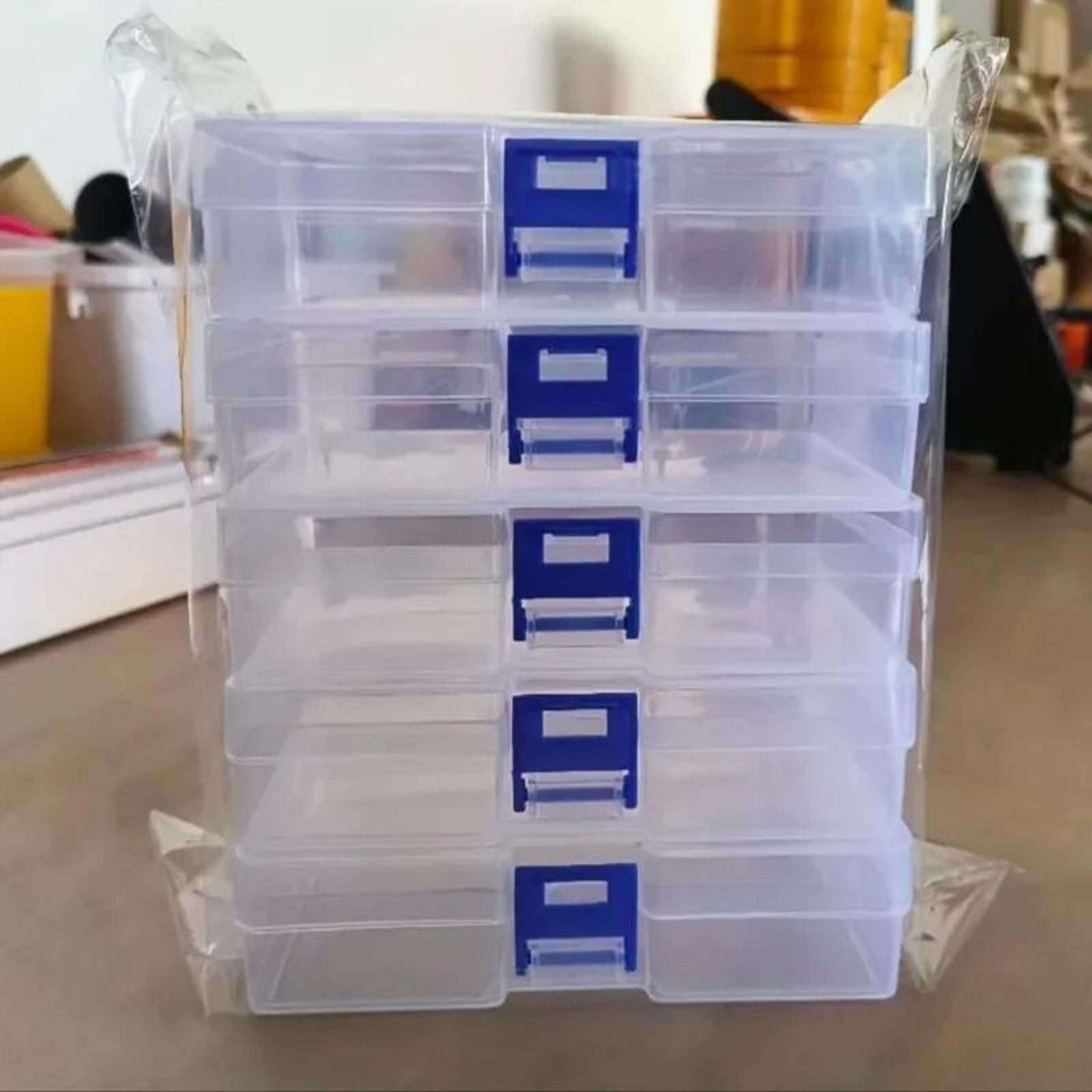 clear plastic storage box set with locking lids rectangular organizer containers pack of 5