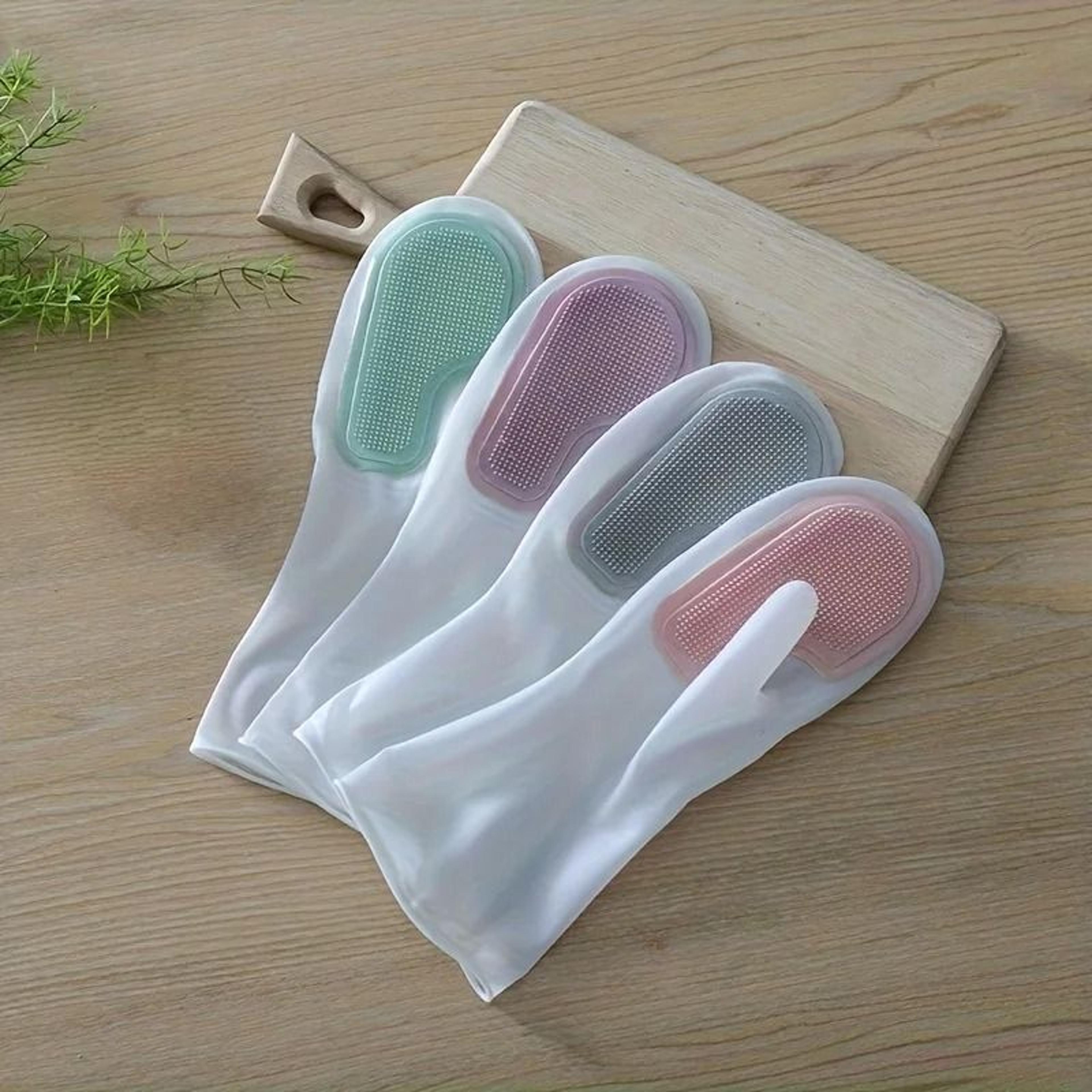 waterproof dishwashing gloves rubber latex household cleaning gloves