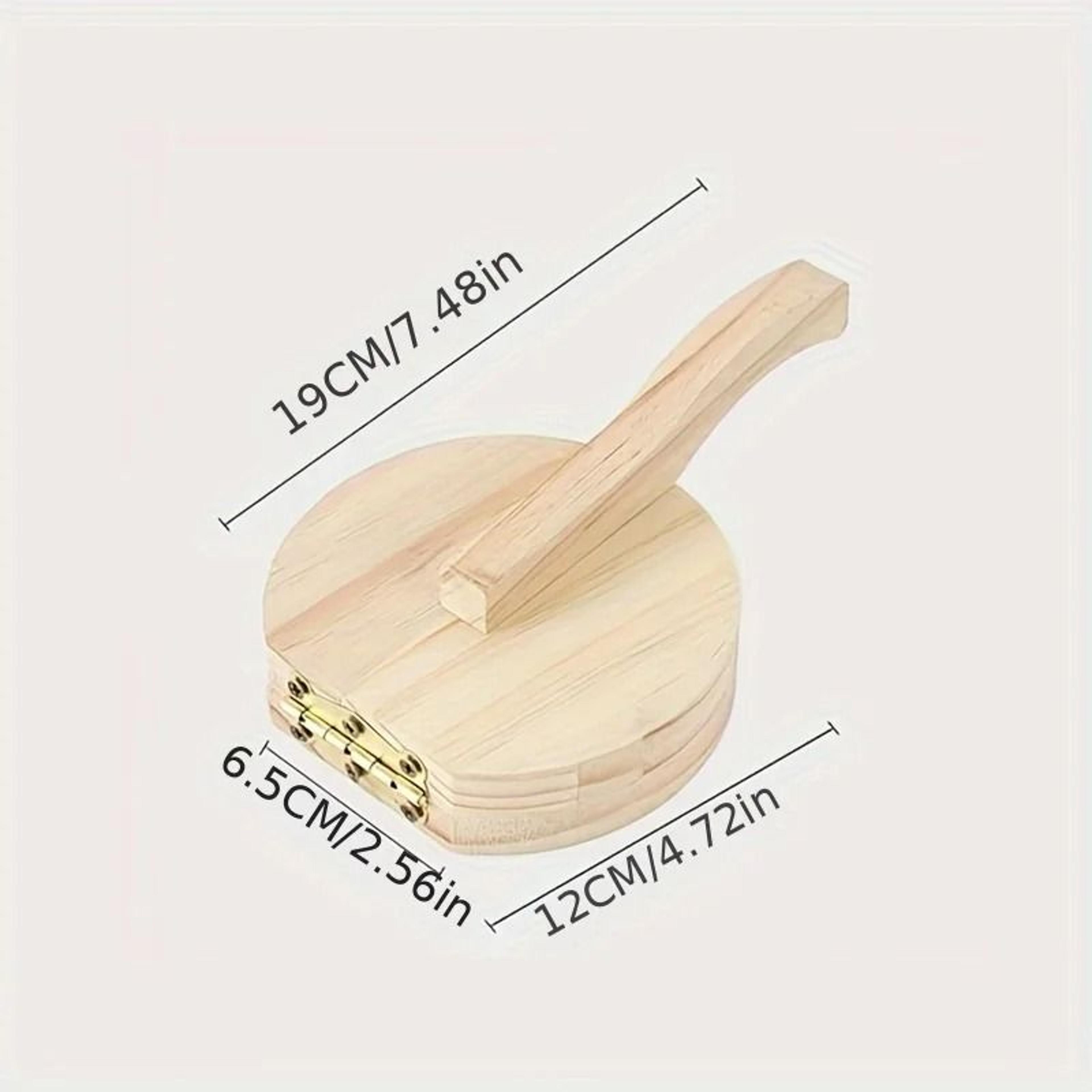 Handmade Wooden Dumpling Wrapper Maker Manual Dumpling Dough Press 2