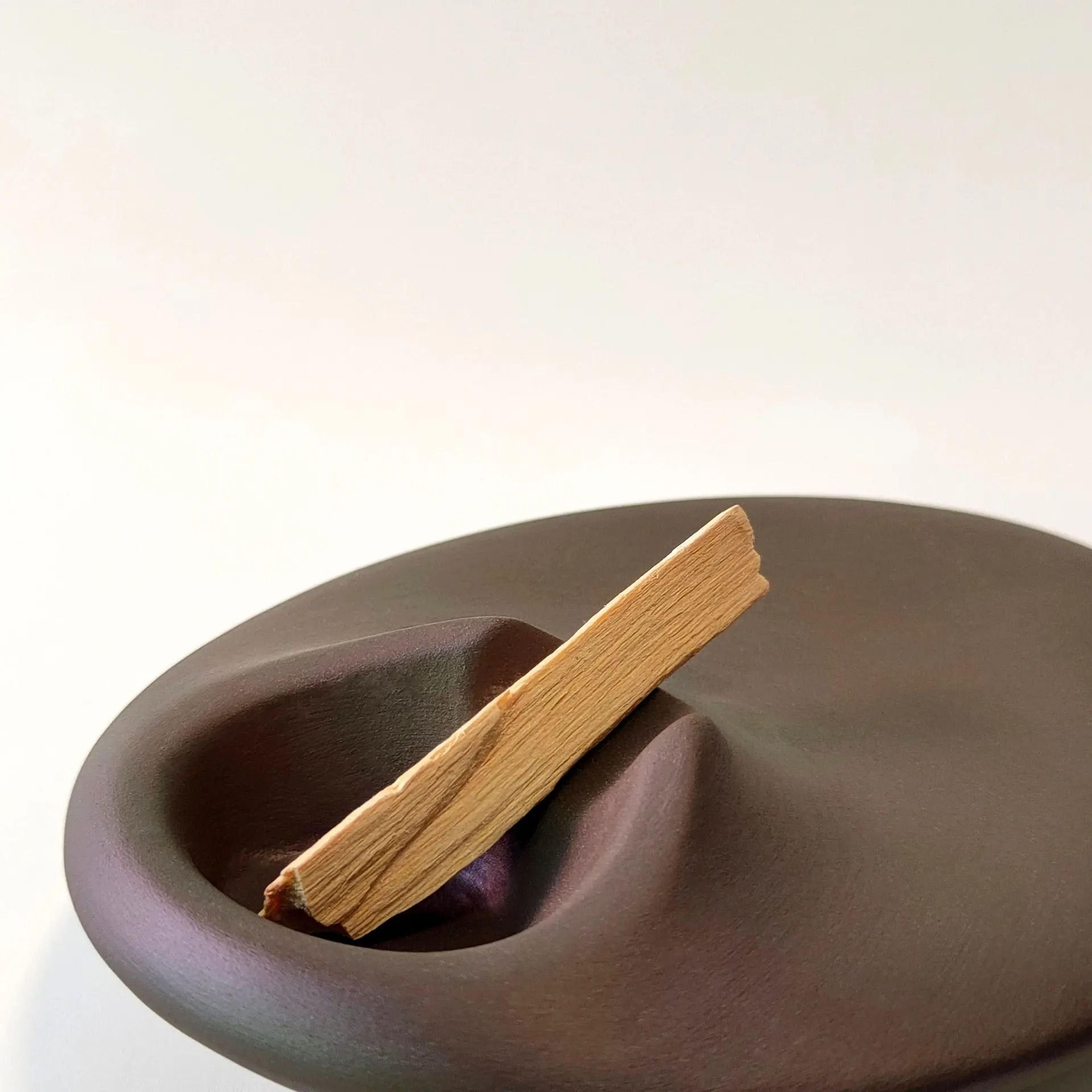 cement palo santo holder sage burning tray for meditation decor