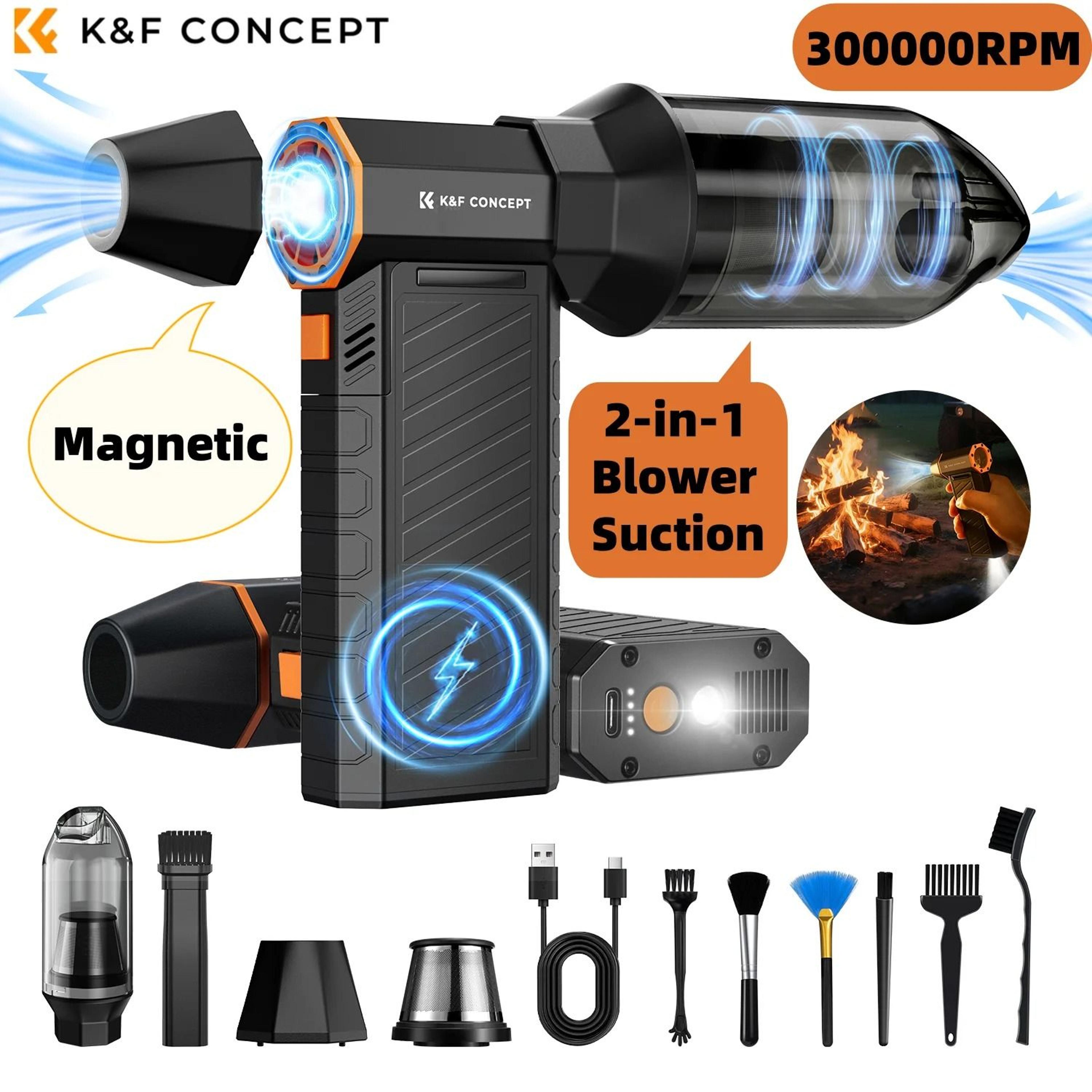 high speed electric air duster vacuum cleaner with led for electronics cleaning