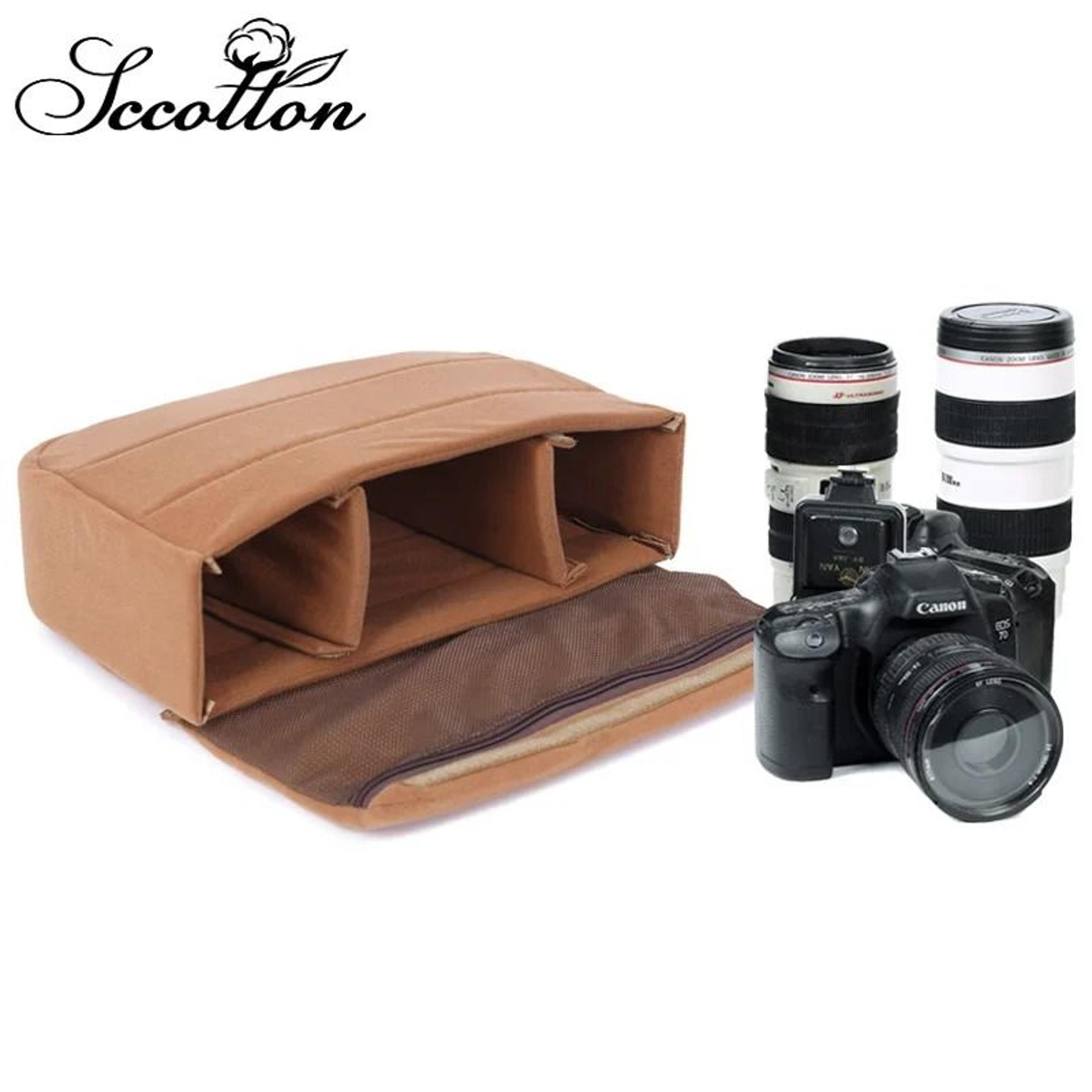padded dslr camera inner bag casual protective insert for photography and video