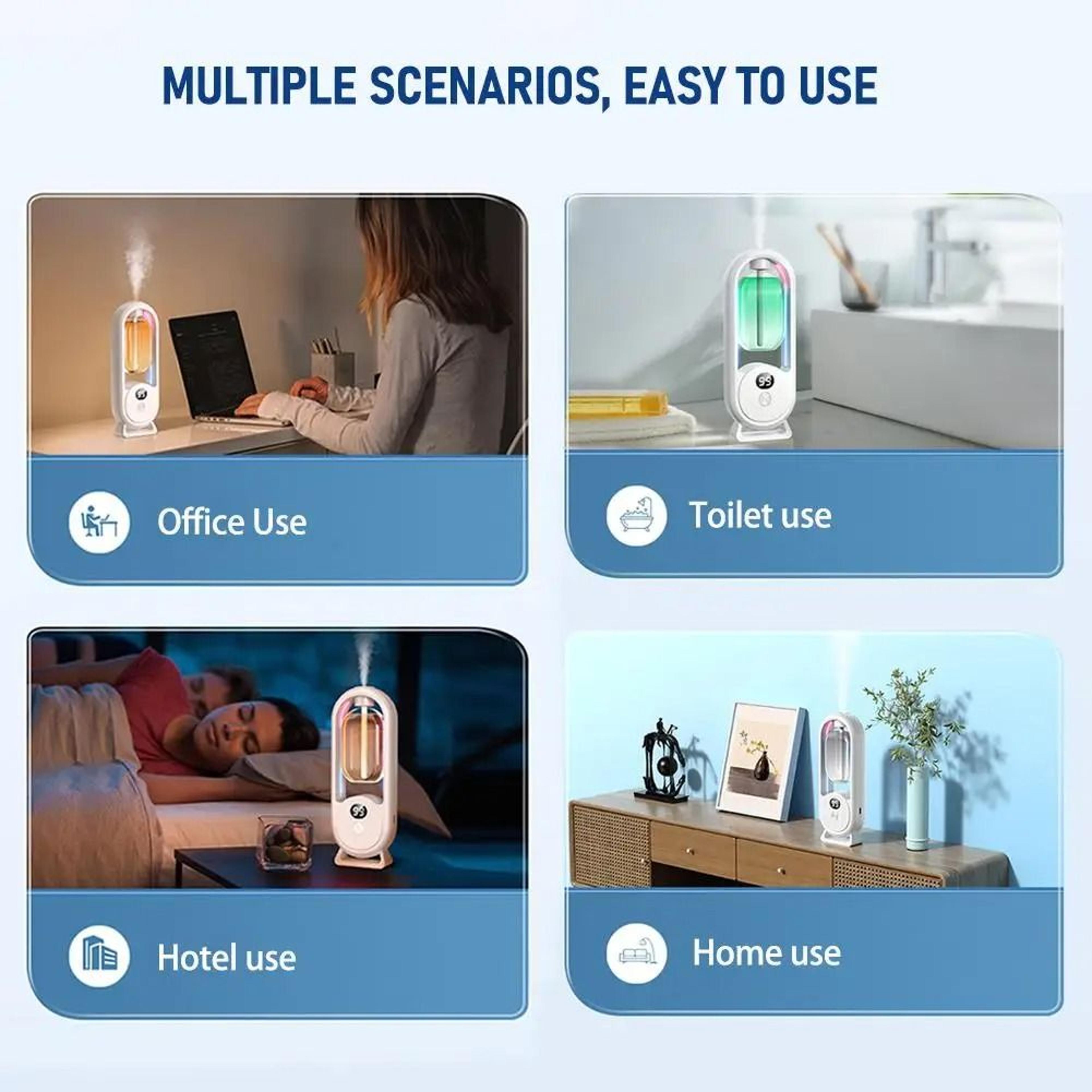 Automatic Aroma Diffuser Rechargeable Fragrance Spray Machine For Home And Hotel Use 1