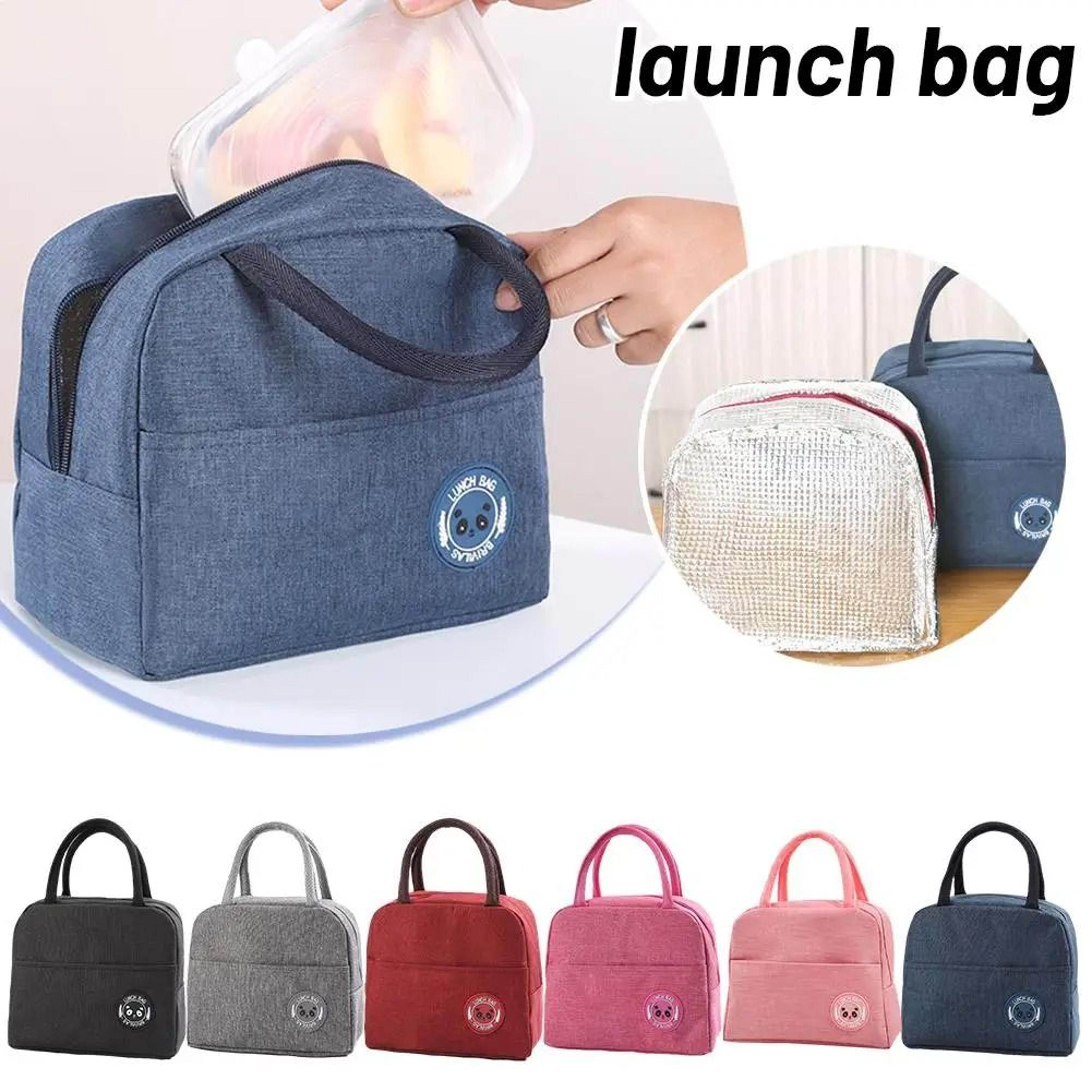 large insulated lunch bag reusable bento lunch bag for school work and travel