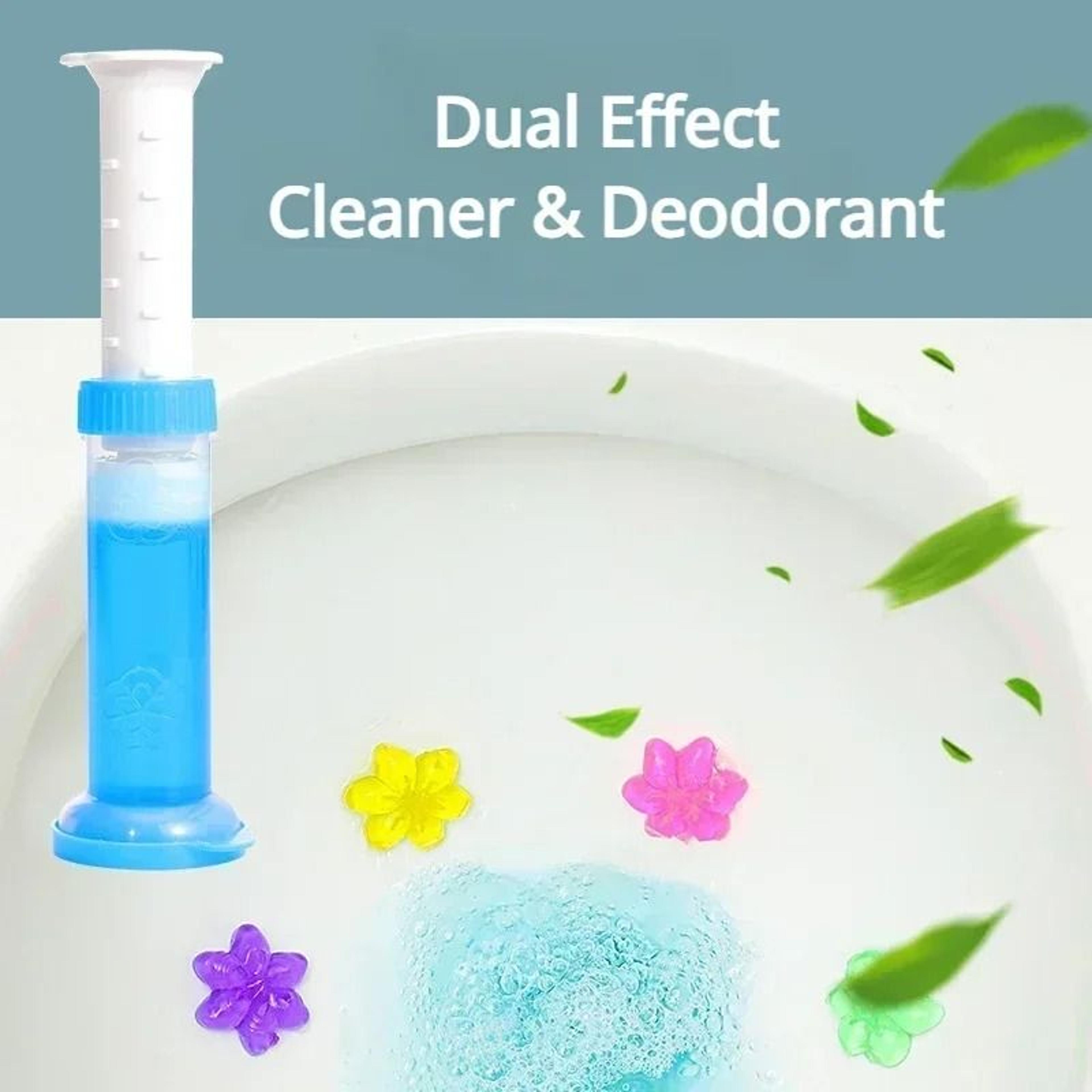 Floral Toilet Cleaner Gel Deodorant Bathroom Freshener 10