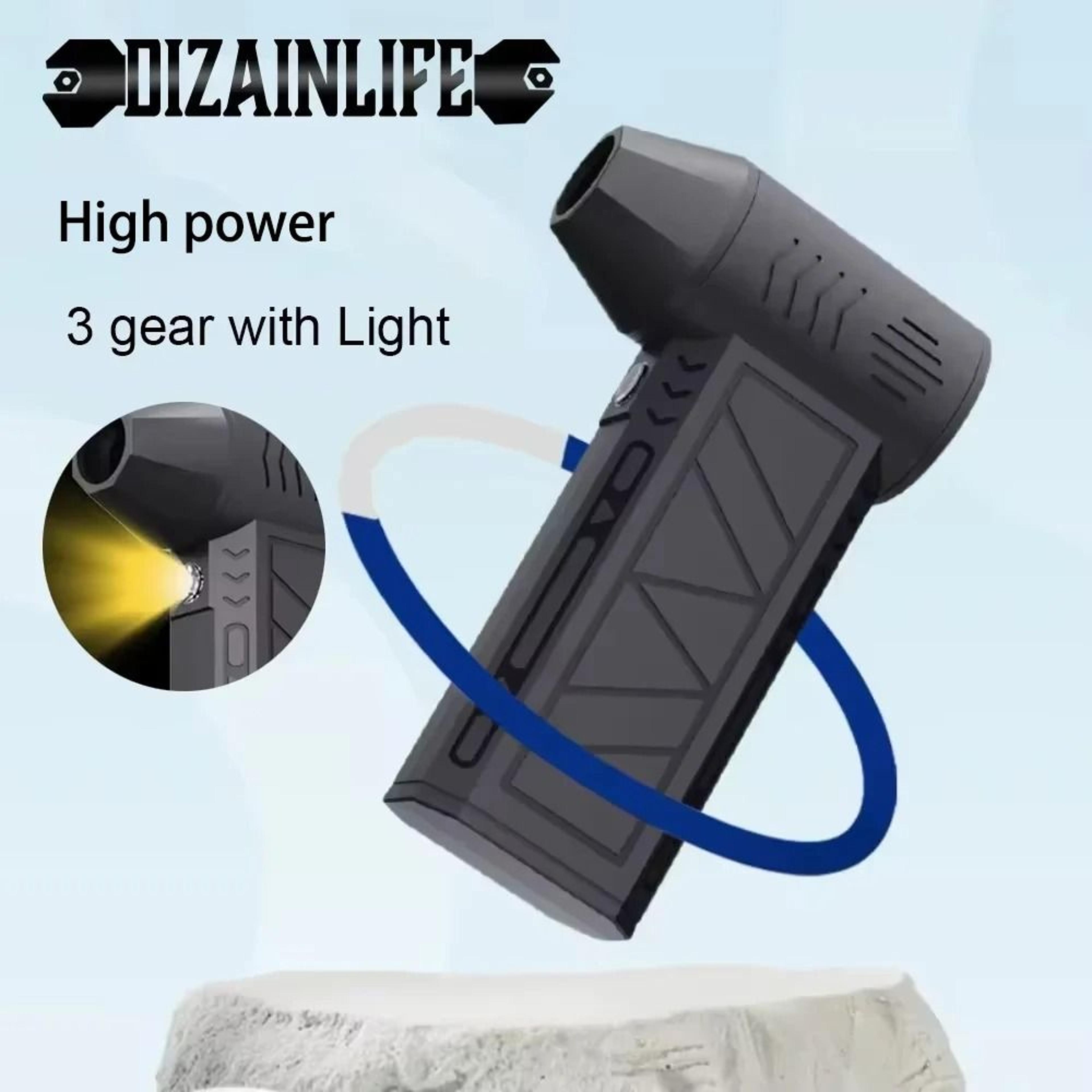 mini turbo jet fan electric air duster rechargeable high speed air blower