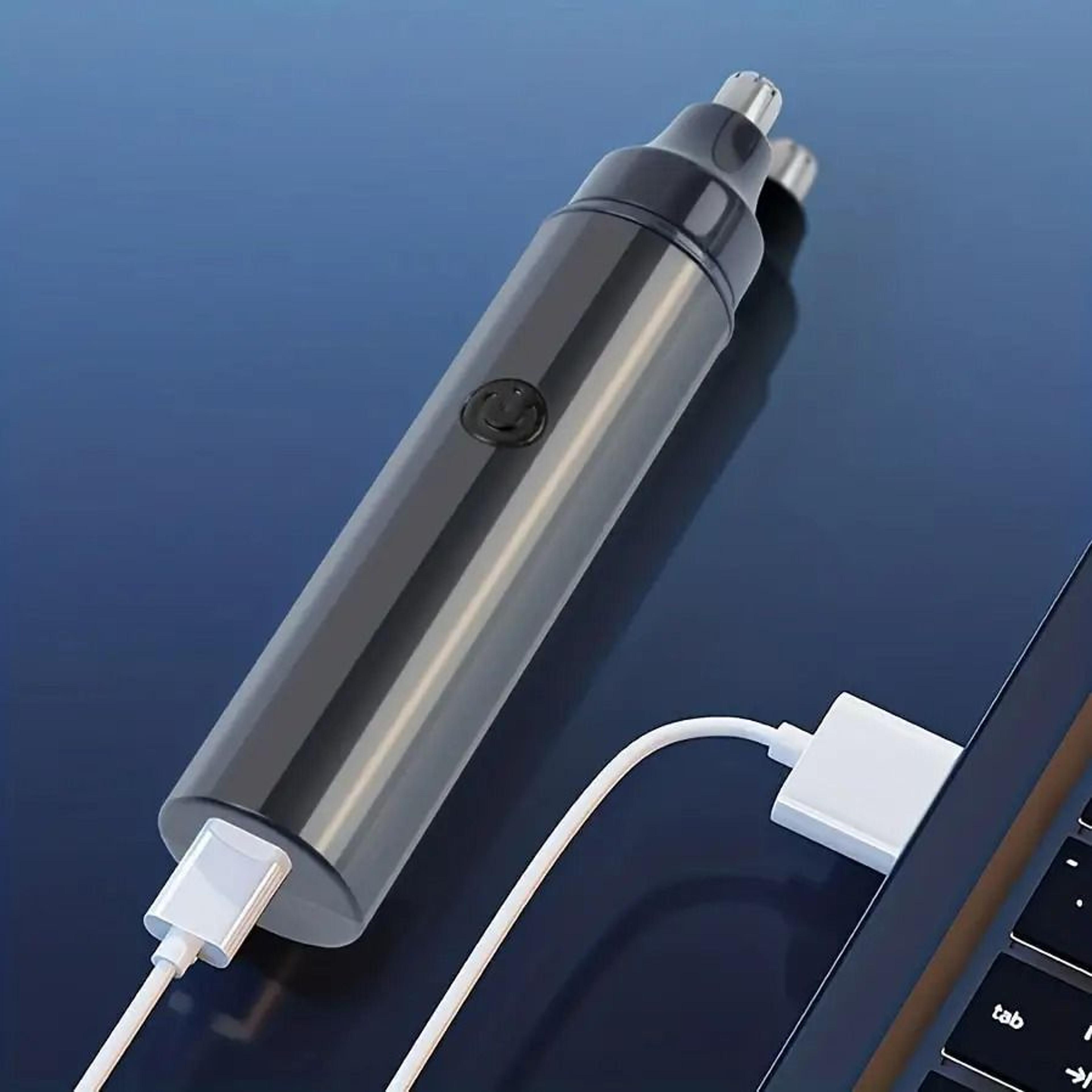 Rechargeable Nose Hair Trimmer And Facial Hair Remover For Men Portable Grooming Tool 1