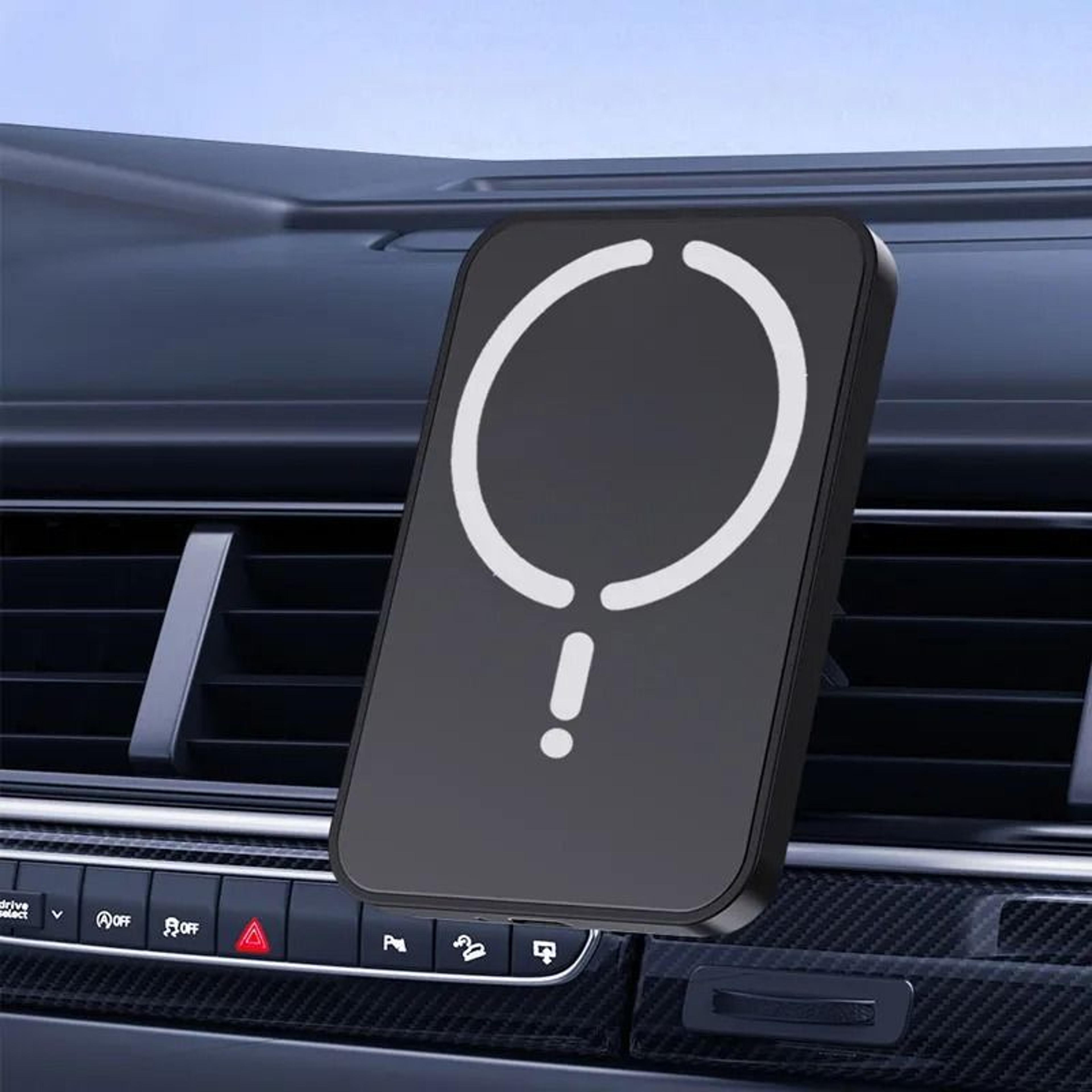 magnetic car wireless charger 15w magsafe phone holder fast charging mount
