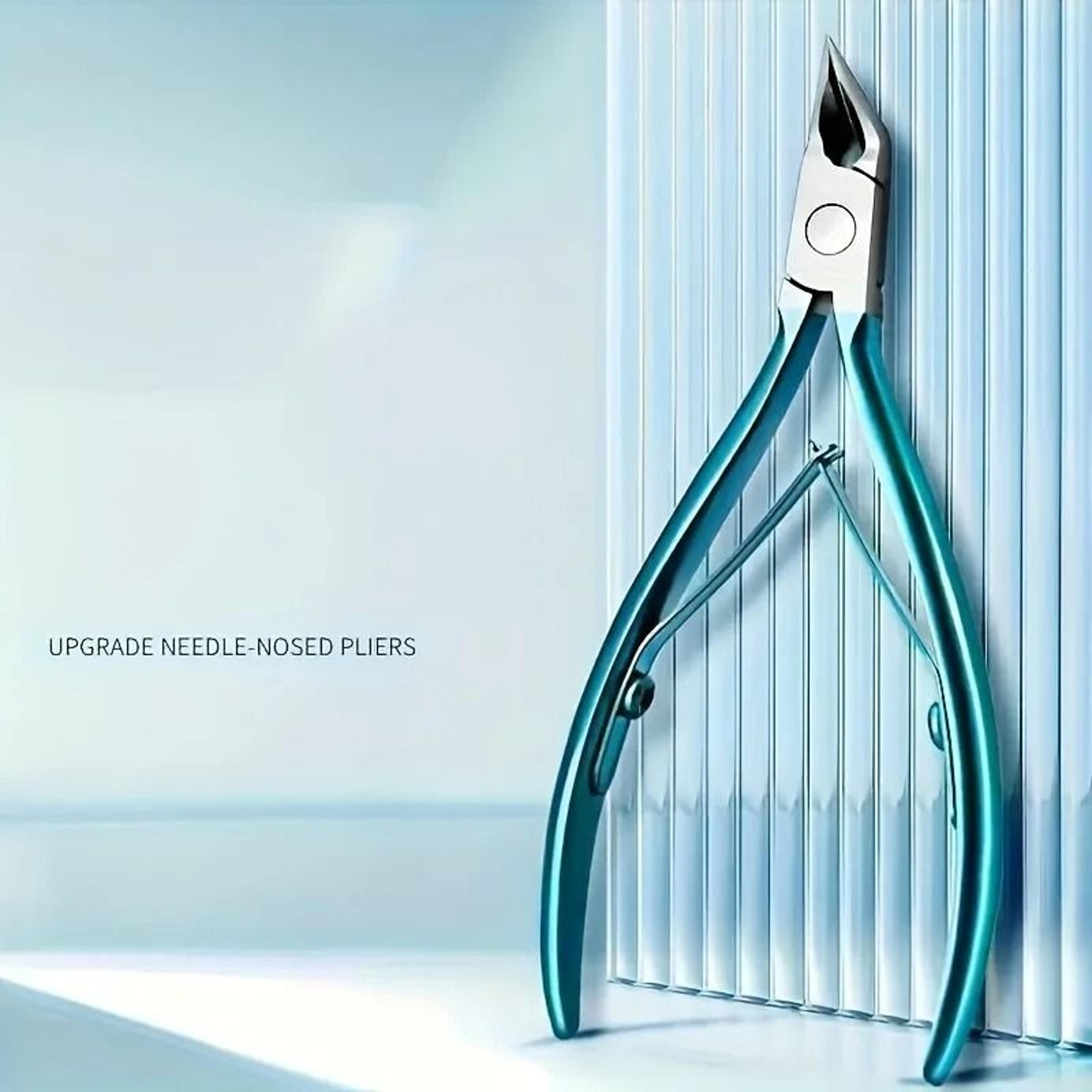 Straight Blade Toenail Clipper For Ingrown And Thick Nails Stainless Steel 0