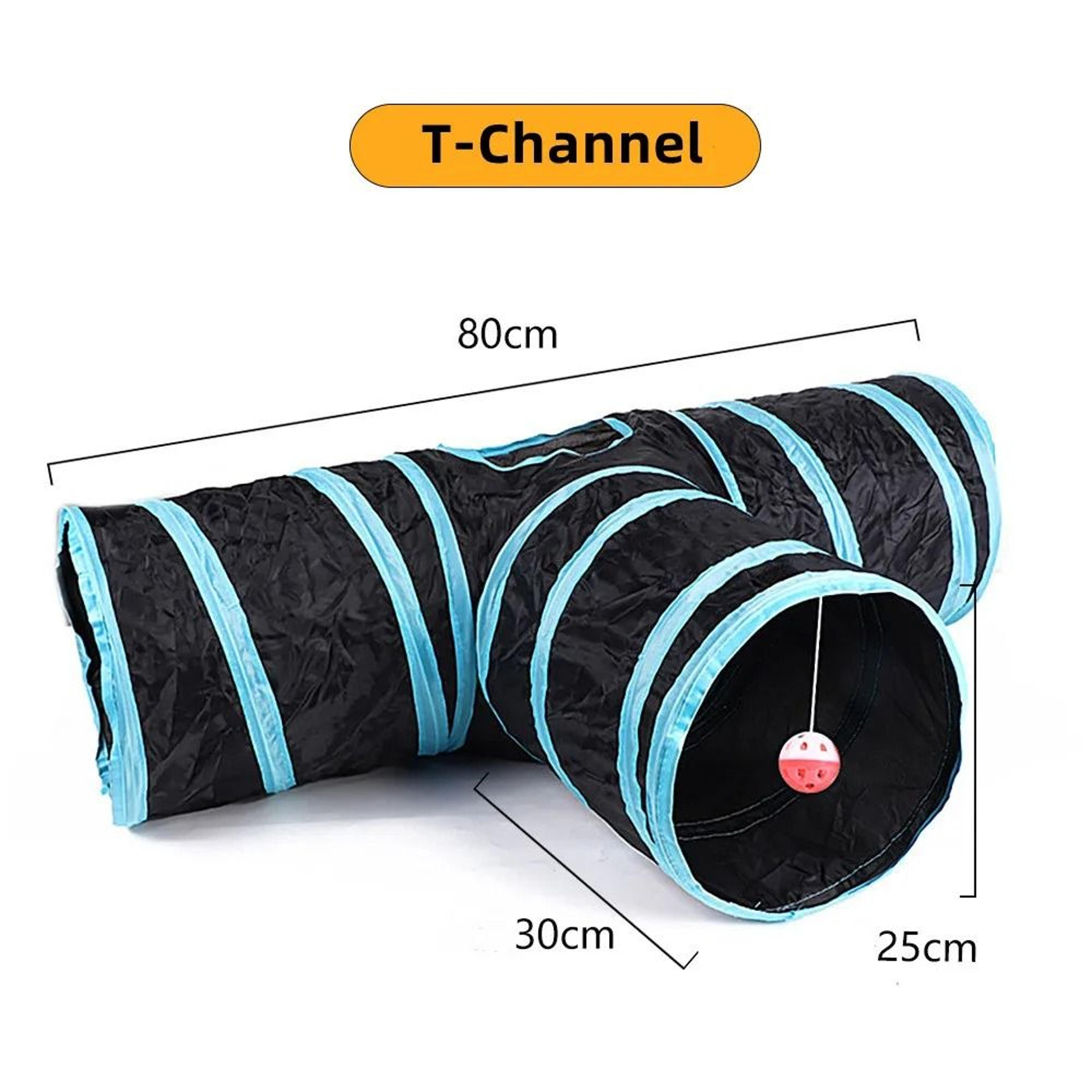 Foldable Cat Play Tunnel Breathable Indoor Cat Toy Tube 2