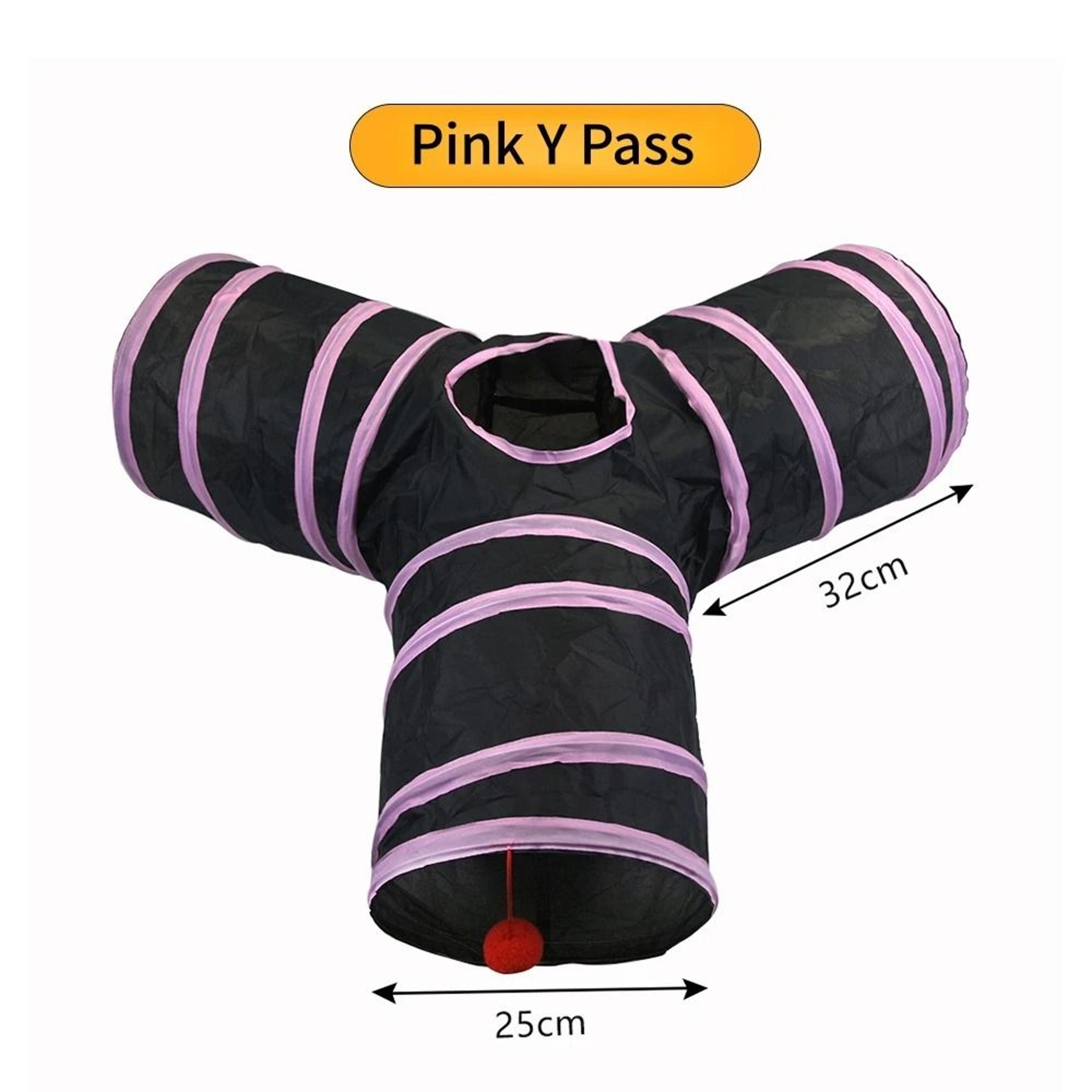 Foldable Cat Play Tunnel Breathable Indoor Cat Toy Tube 12
