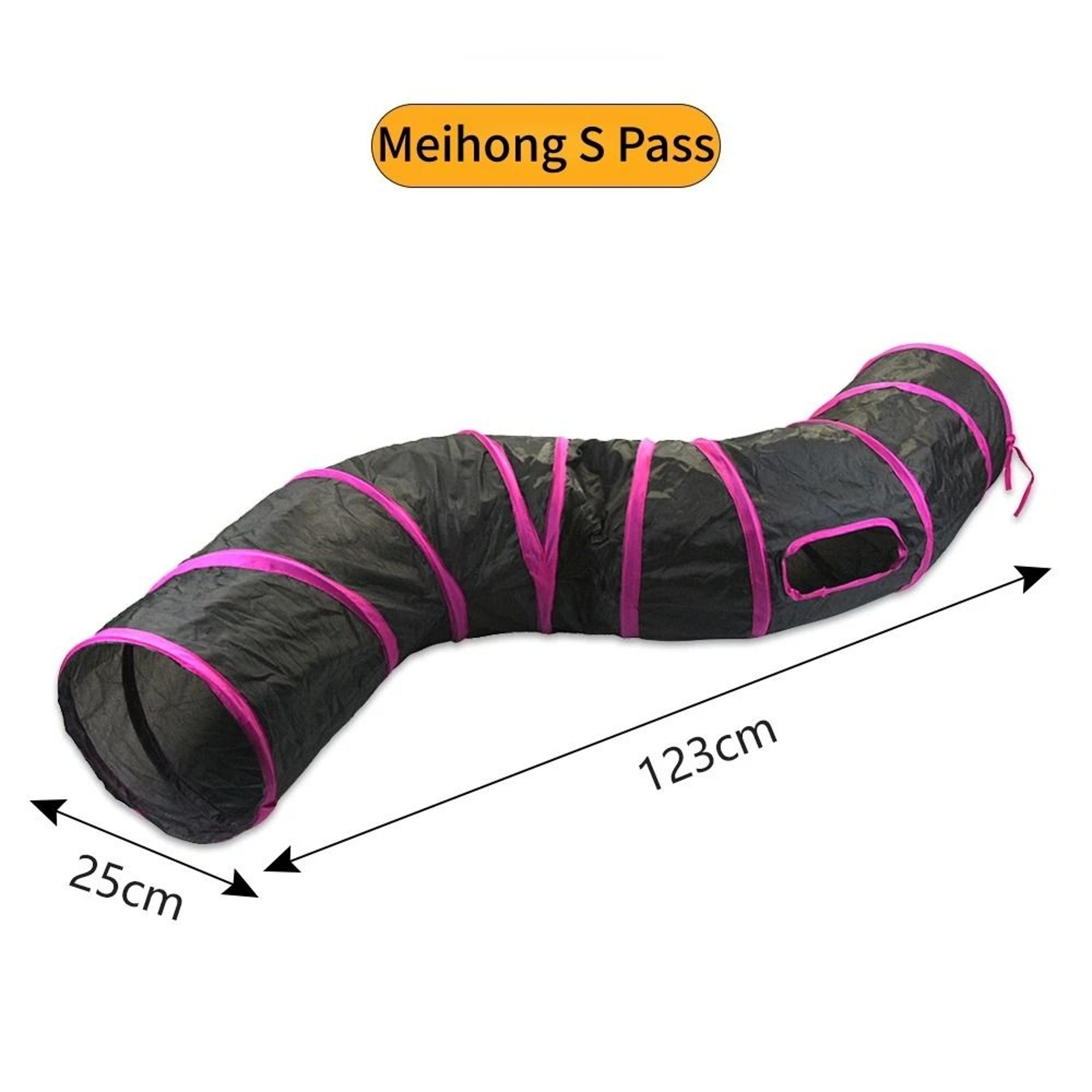 Foldable Cat Play Tunnel Breathable Indoor Cat Toy Tube 7