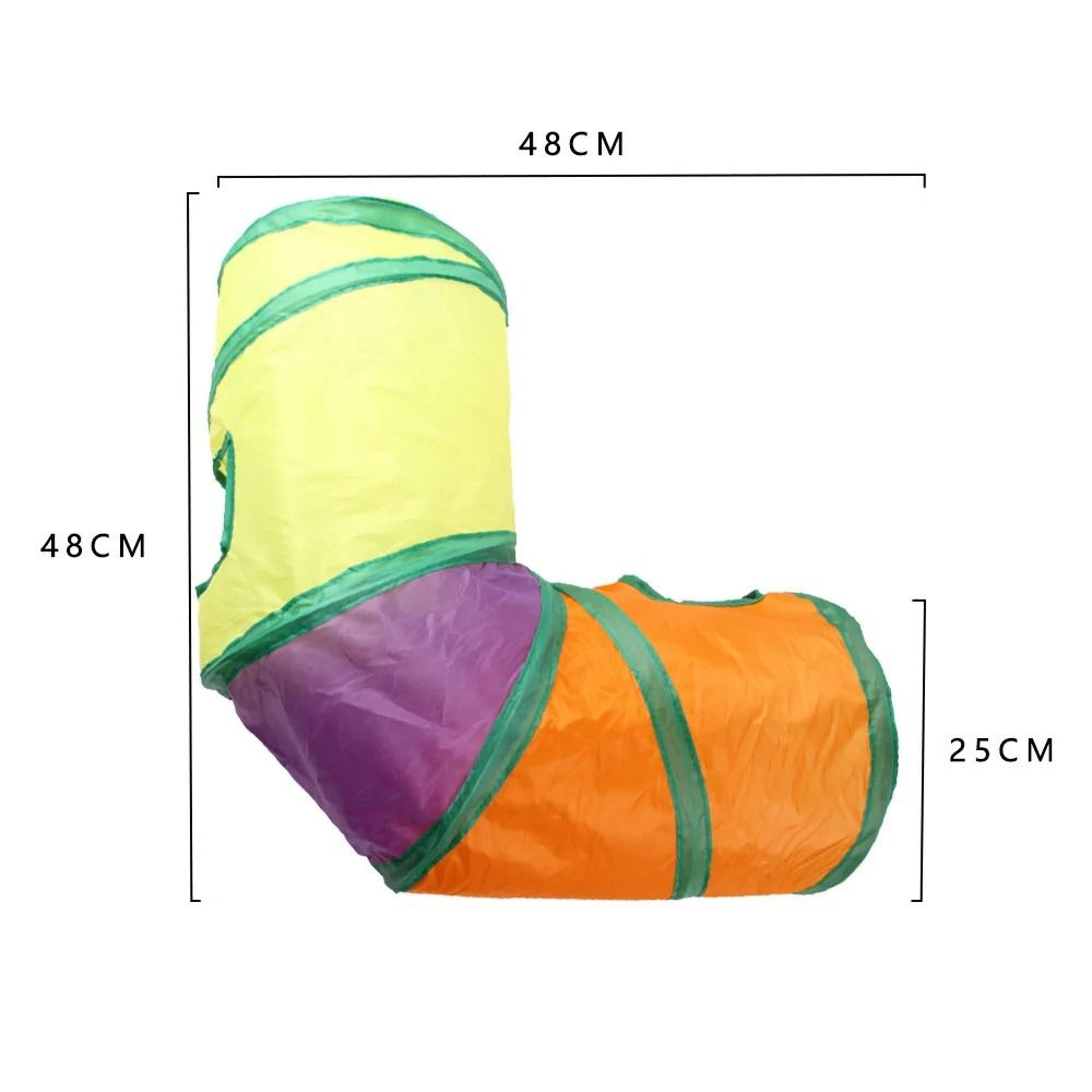 Foldable Cat Play Tunnel Breathable Indoor Cat Toy Tube 1