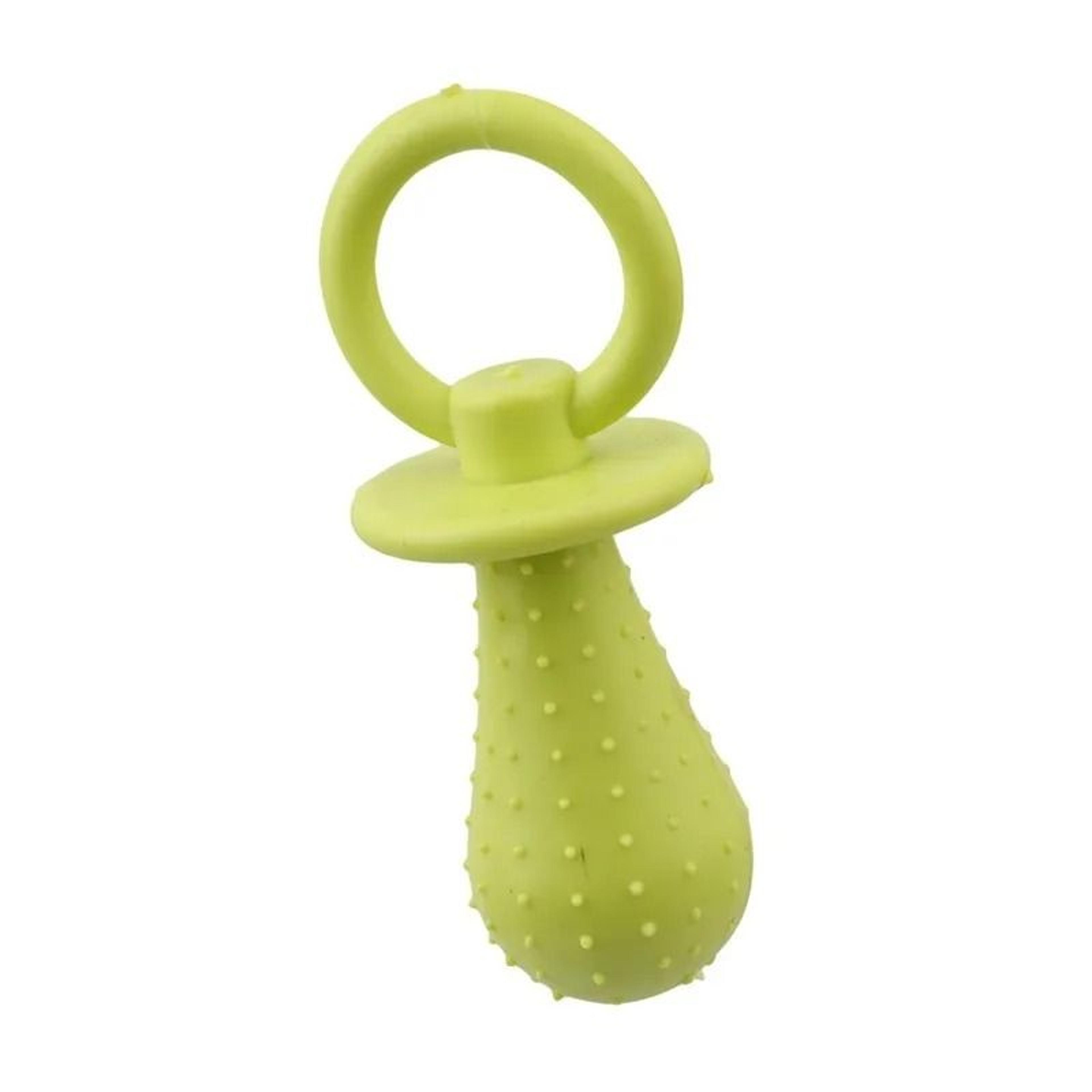 Rubber Dog Chew Toy Pacifier Teeth Cleaning Interactive Pet Toy 3