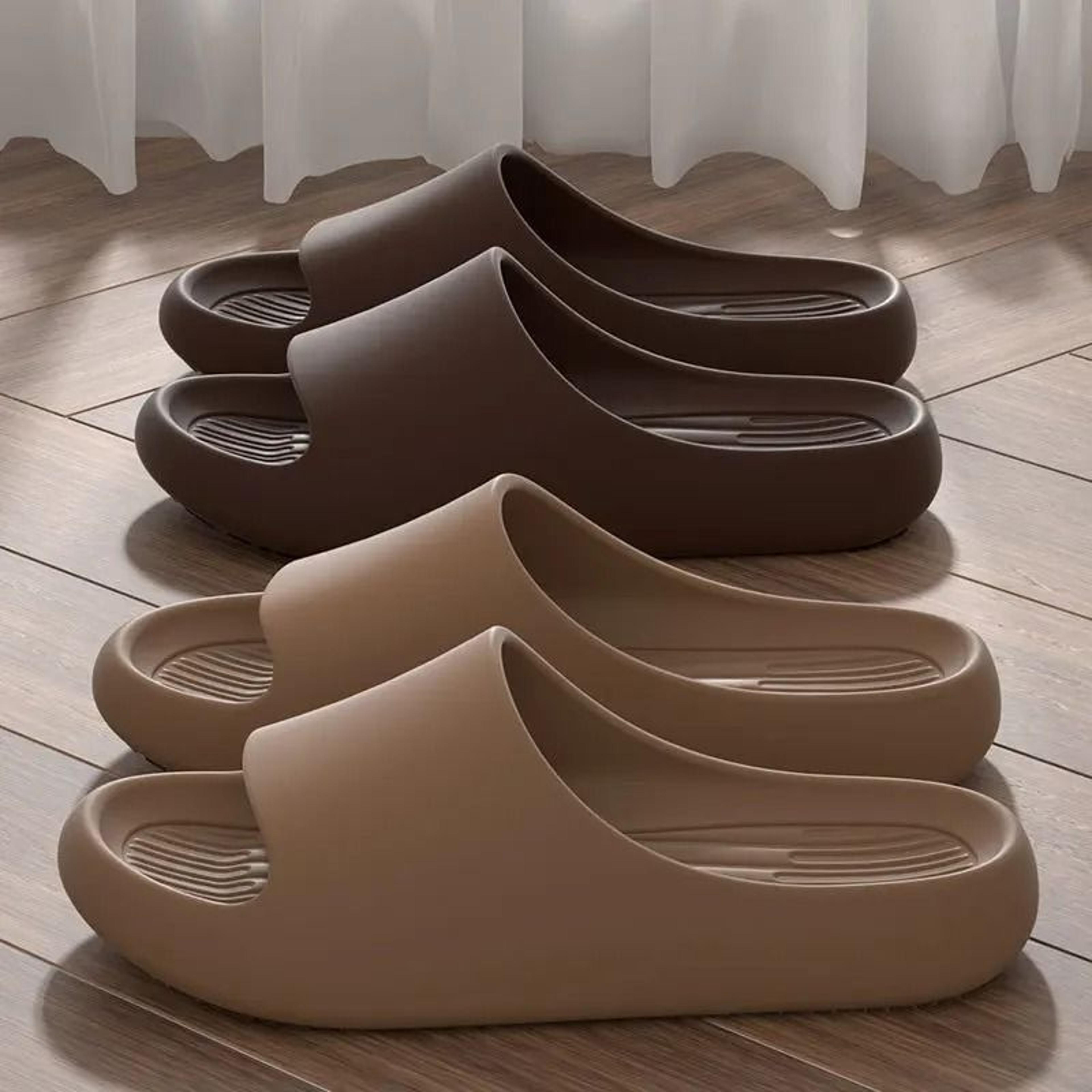 Lightweight EVA Summer Slippers For Men And Women Open Toe Beach Slides Big Size Fit 5