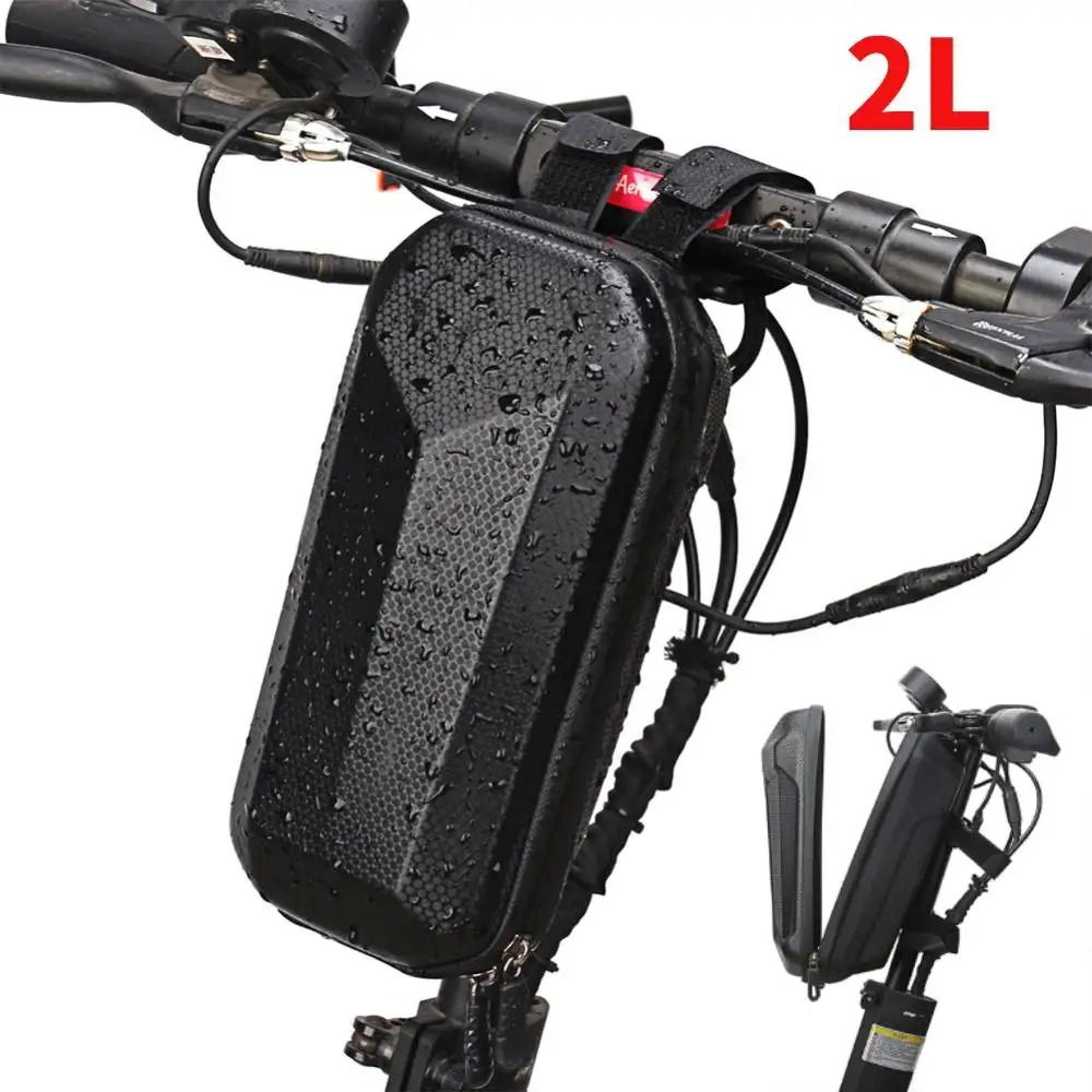 electric scooter front storage bag eva hard shell waterproof carry case