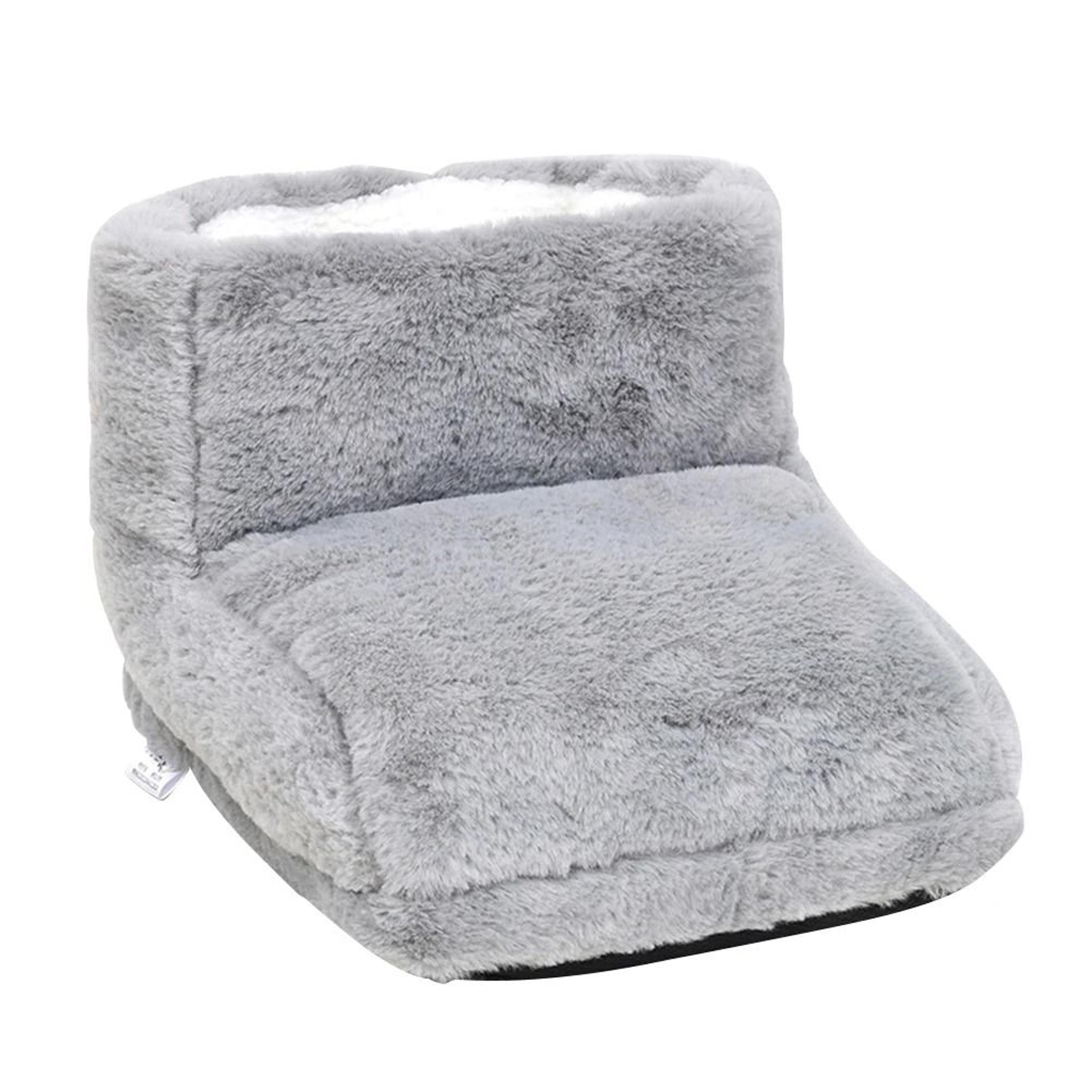 USB Electric Foot Warmer Slippers Soft Plush Heating Pad For Men And Women 1