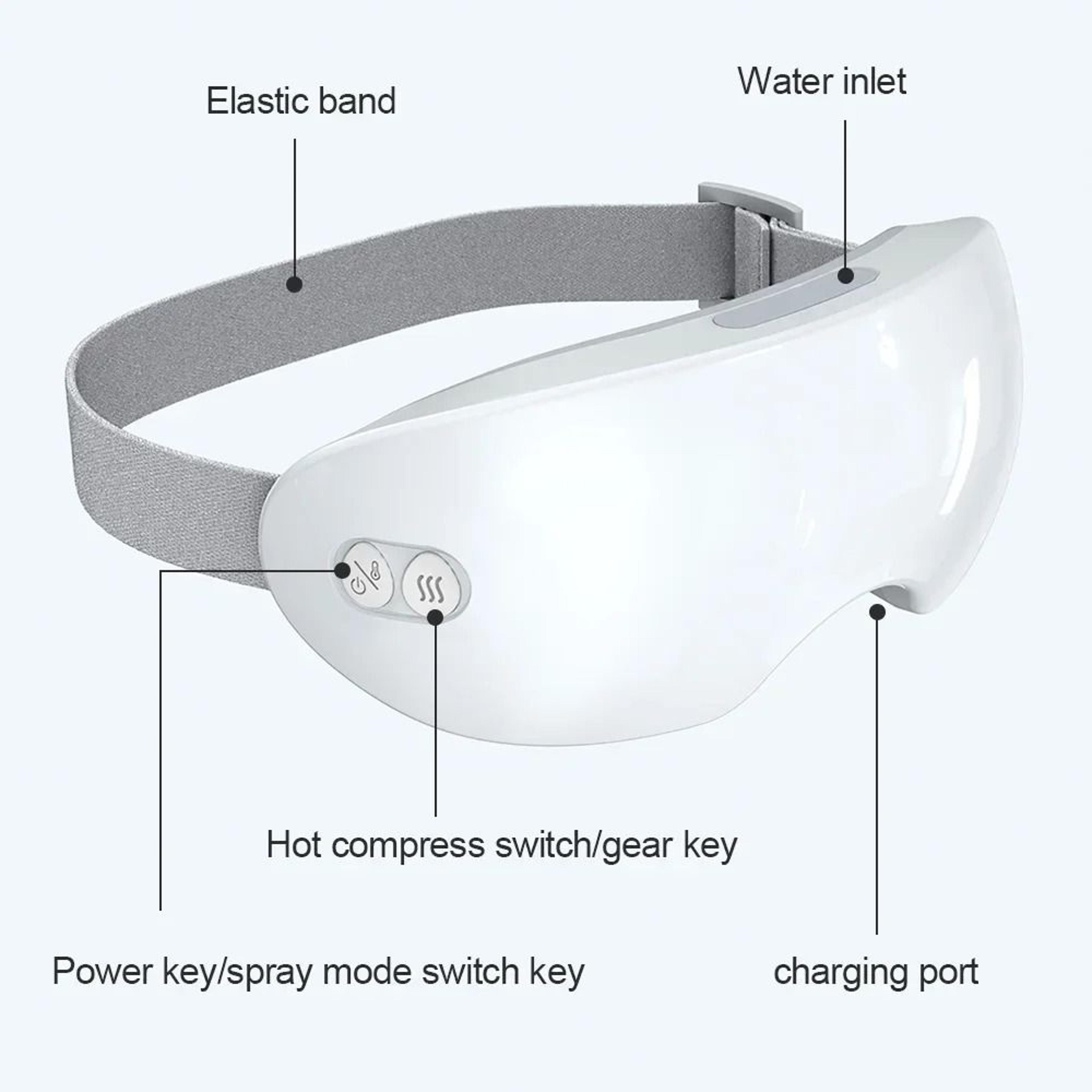 Smart Heated Eye Massager With Mist Function For Eye Relaxation And Daily Eye Care 4