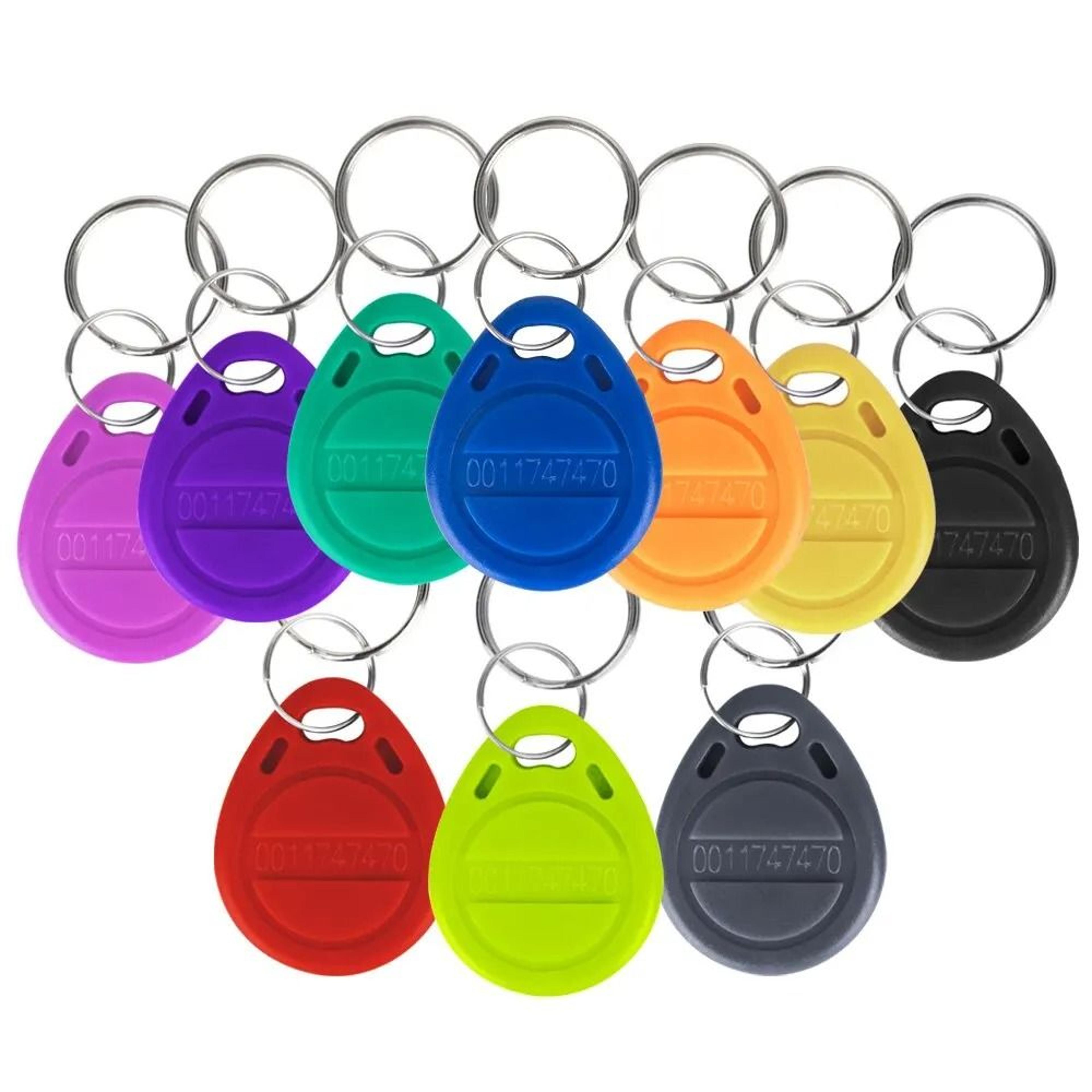 125khz rfid proximity key fob access control keychain tags