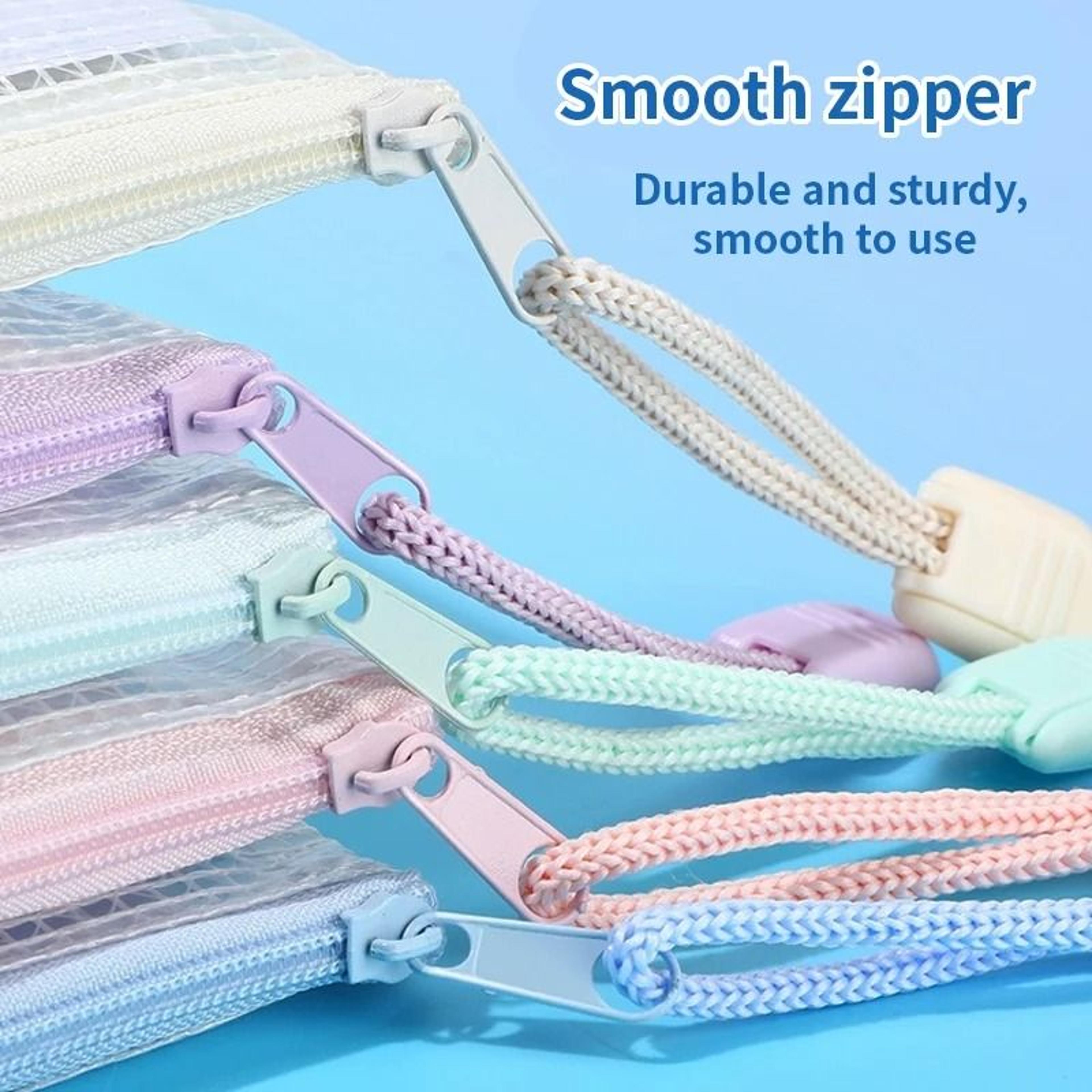 Waterproof Mesh Zipper Document Folder A4 A5 Storage Pouch 5