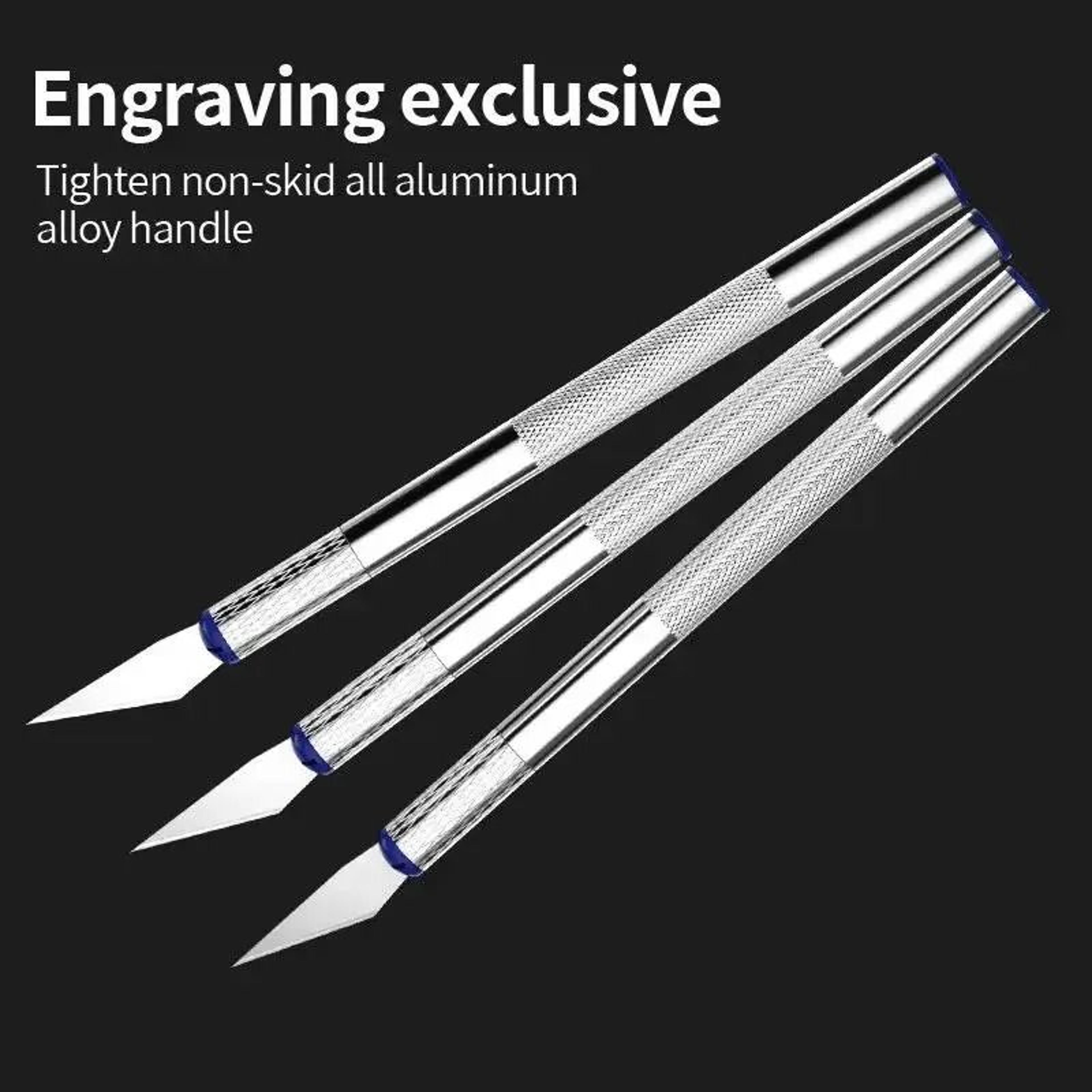 Precision Metal Craft Knife Set Non Slip Scalpel Tools For Arts And Engraving 3