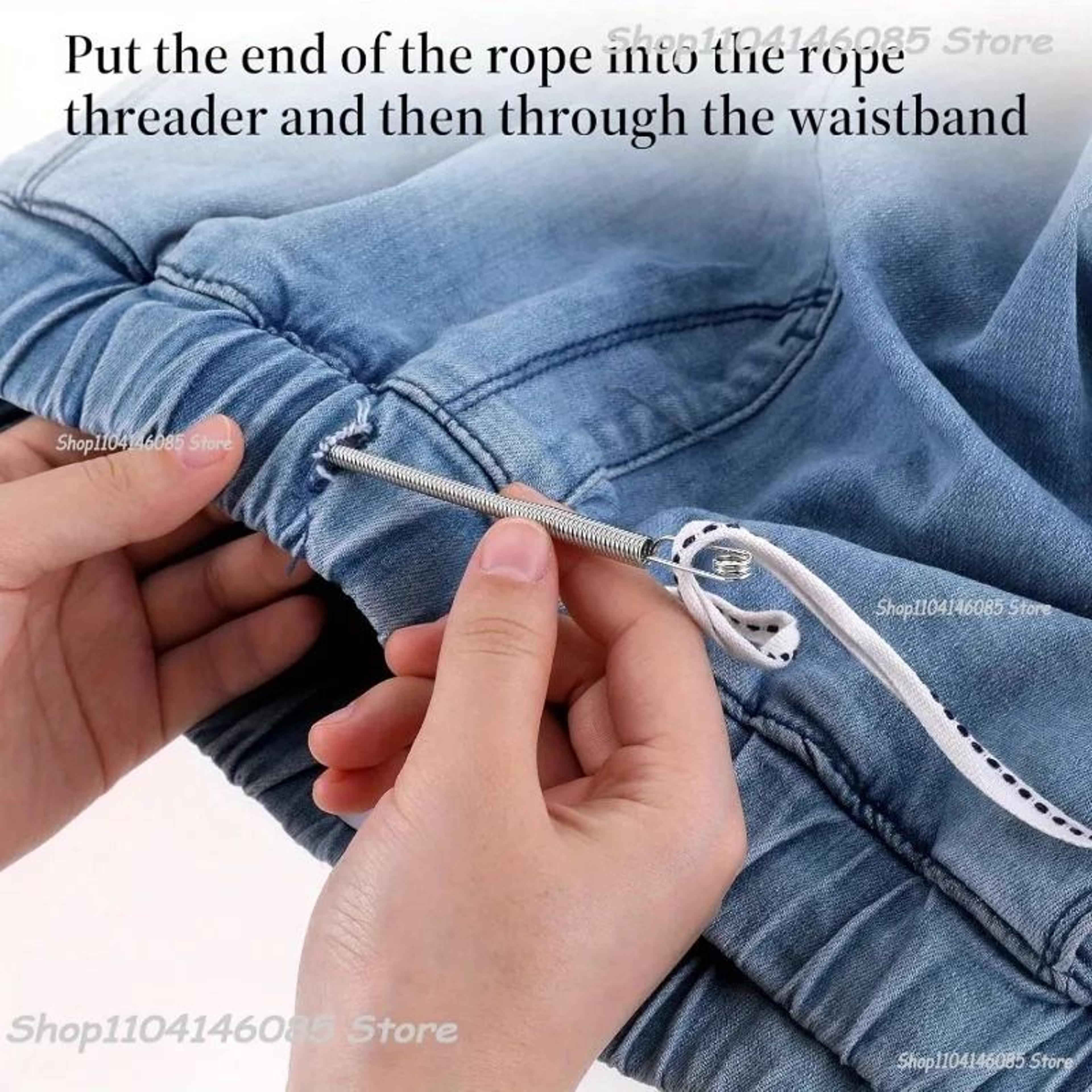 Bendable Drawstring Threader Clip Rope Threading Tool For Sewing And DIY Repairs 6