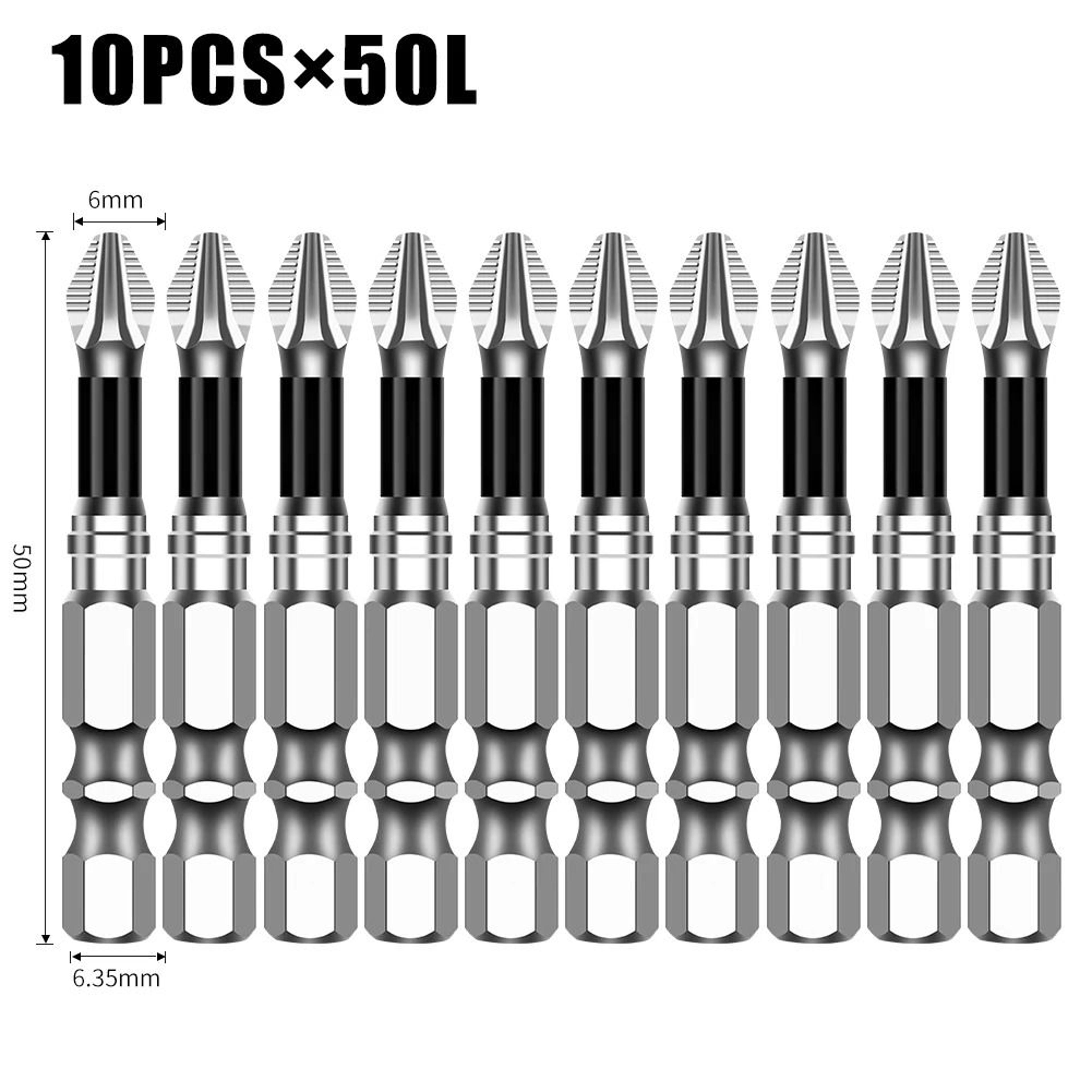 k5 s2 steel magnetic screwdriver bit non slip phillips cross head drill bit