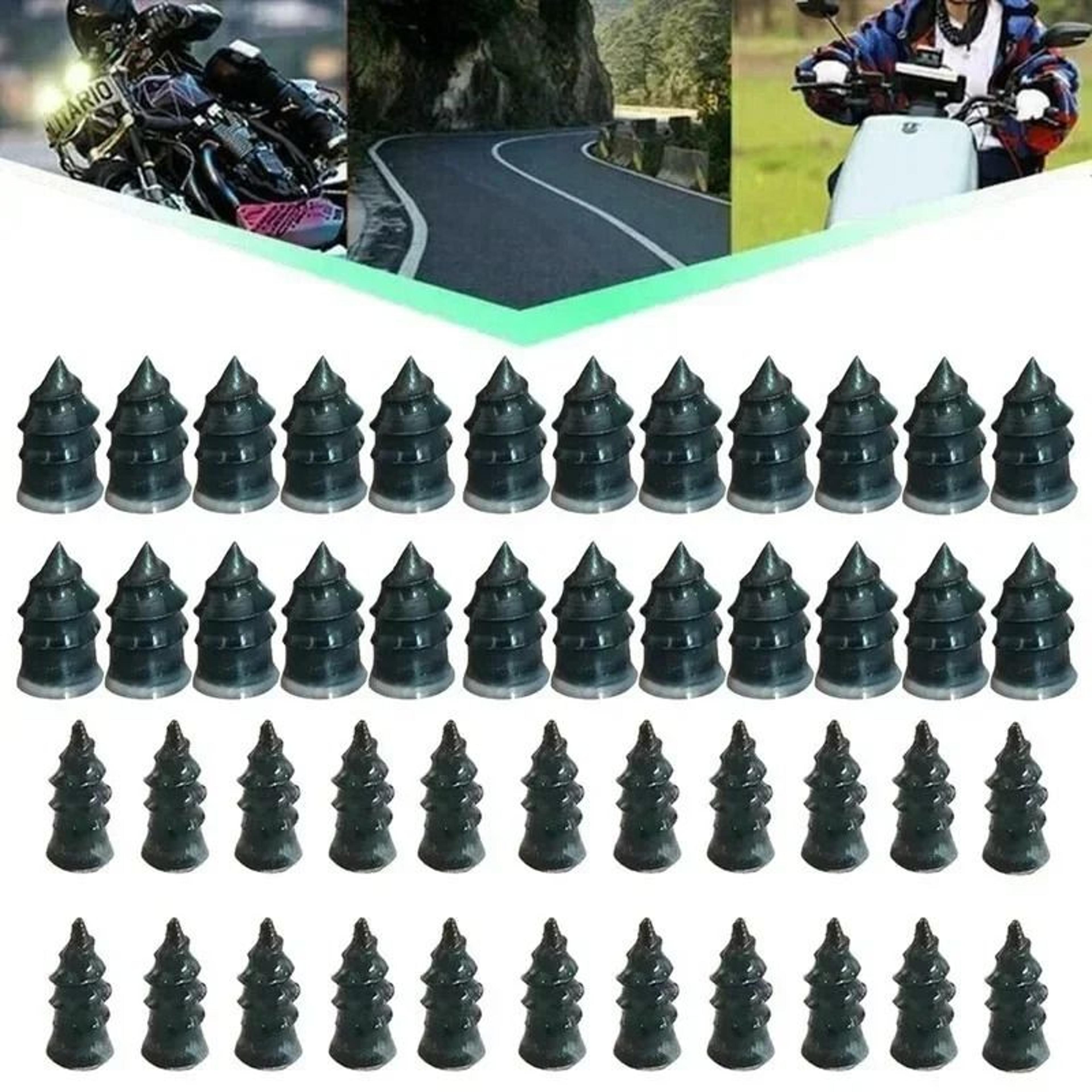 universal tubeless tire repair kit glue free tire puncture repair nails set for car and motorcycle