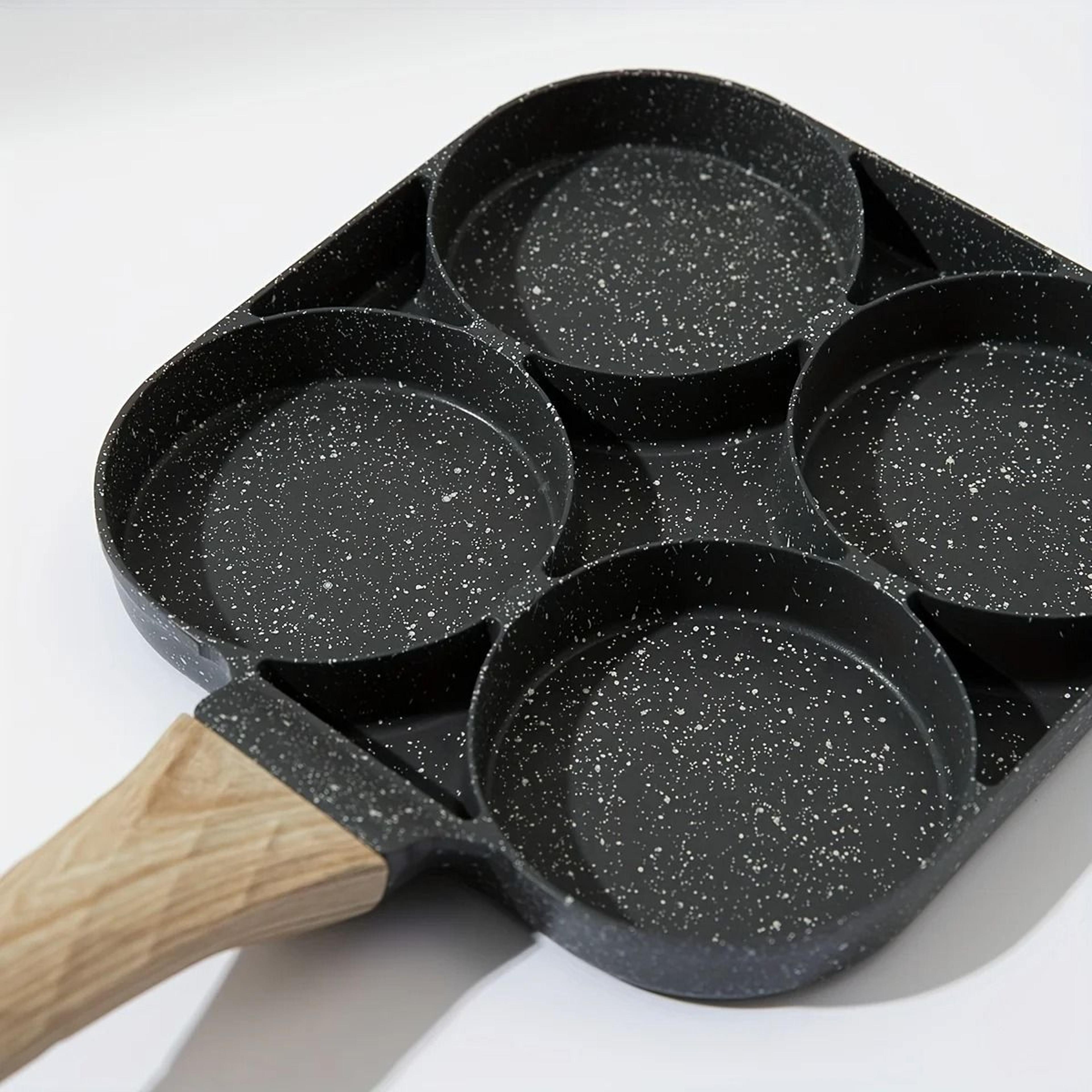 non stick 4 hole egg frying pan omelette pan for easy breakfast cooking