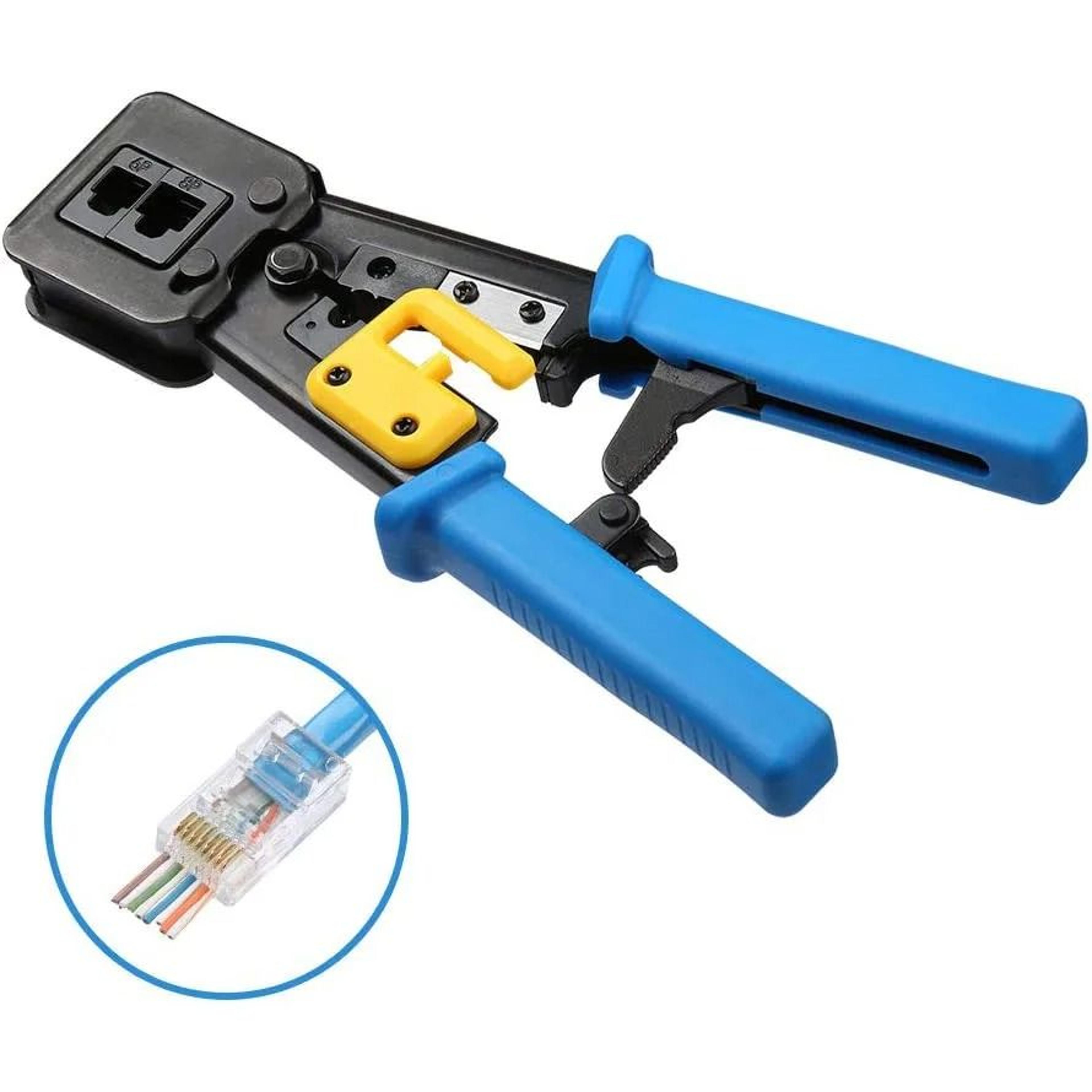 Multi Function RJ45 Crimping Tool Network Cable Crimper And Stripper Pliers 4