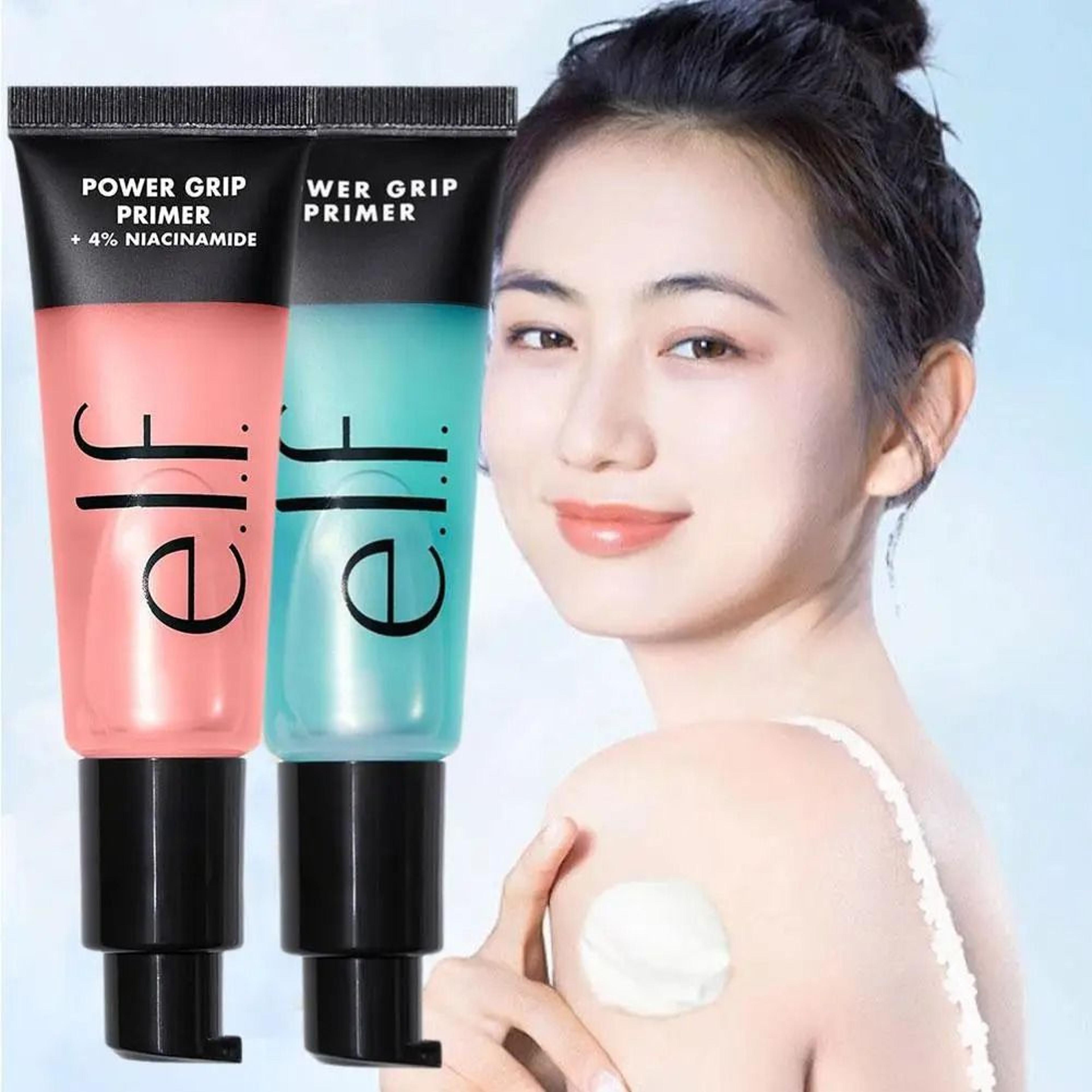 glowlock power grip primer with hyaluronic acid and 4 percent niacinamide
