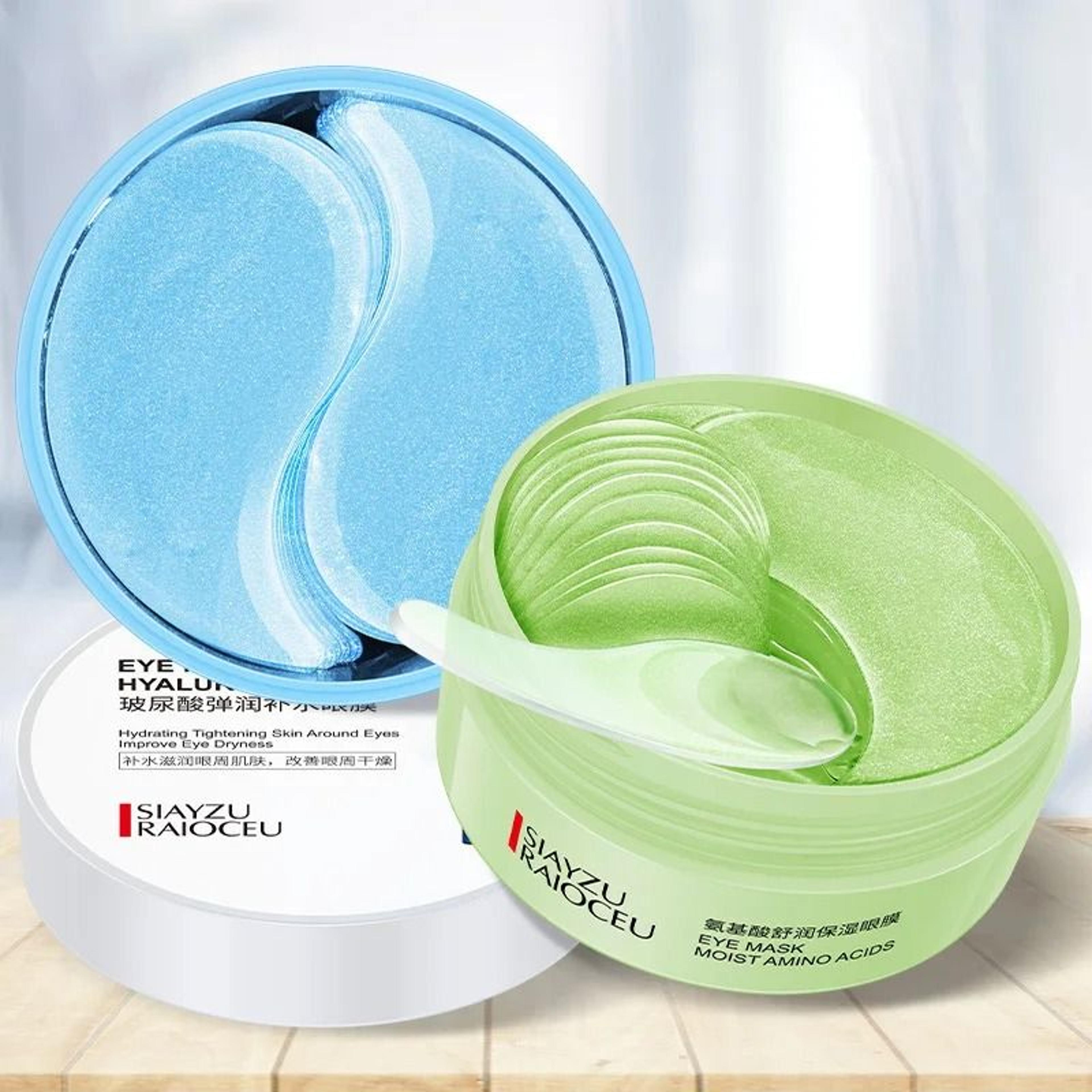 hyaluronic acid crystal collagen eye mask patches 60pcs