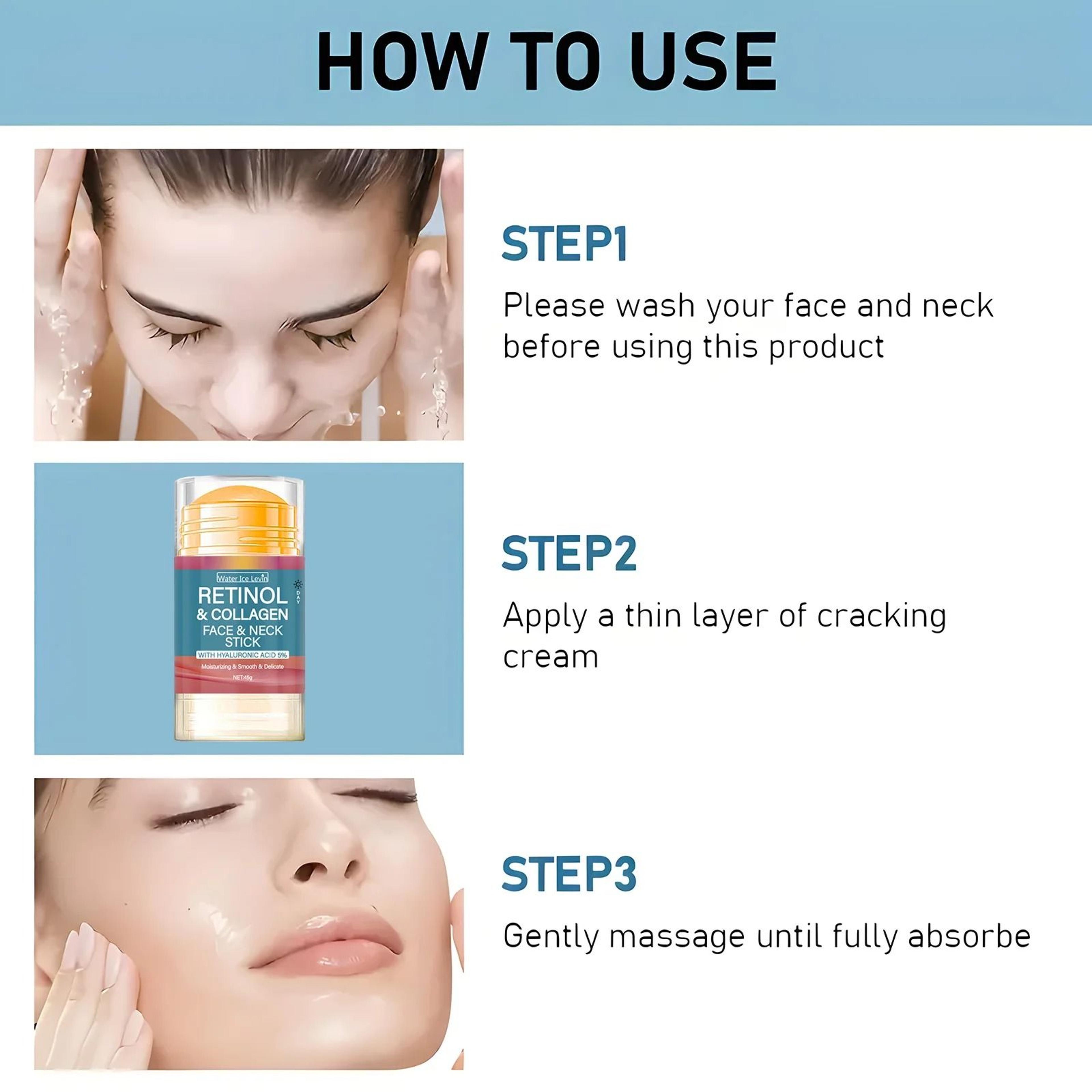 Retinol Collagen Lifting Cream Stick For Wrinkle Smoothing And Brightening 5