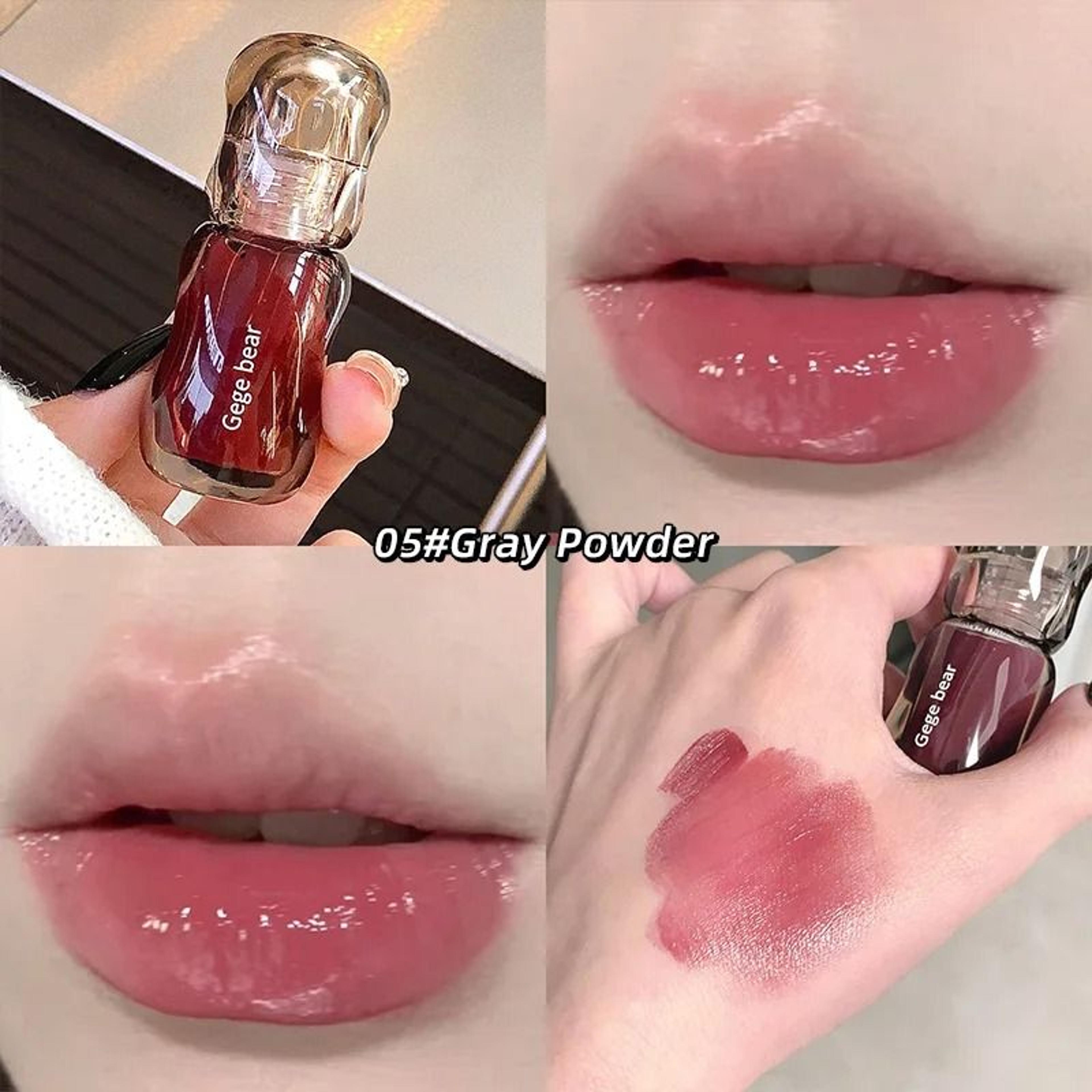 Gege Bear Crystal Gloss Lip Tint Hydrating Mirror Shine Finish 5