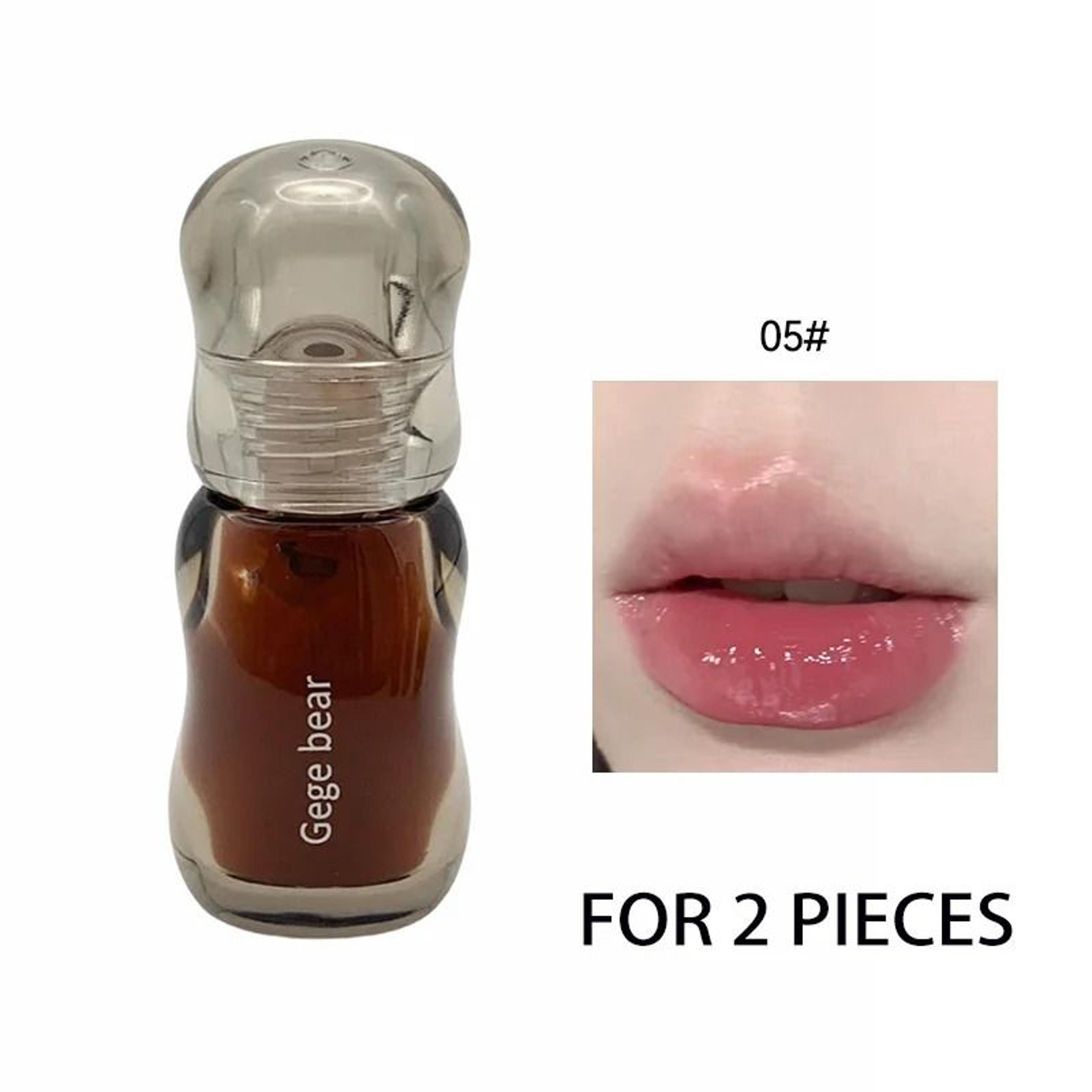 Gege Bear Crystal Gloss Lip Tint Hydrating Mirror Shine Finish 7