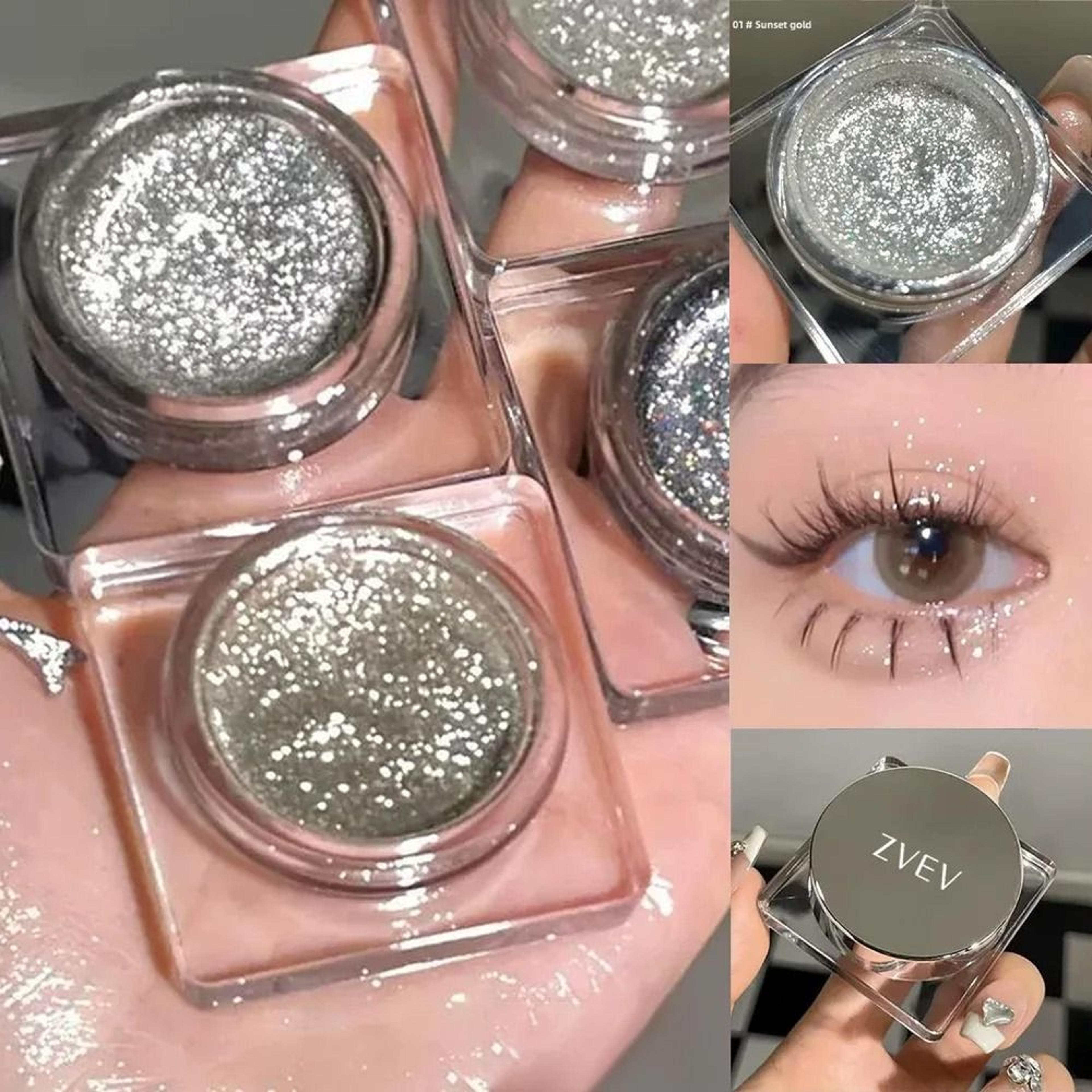 natural gloss diamond matte pearlescent eyeshadow
