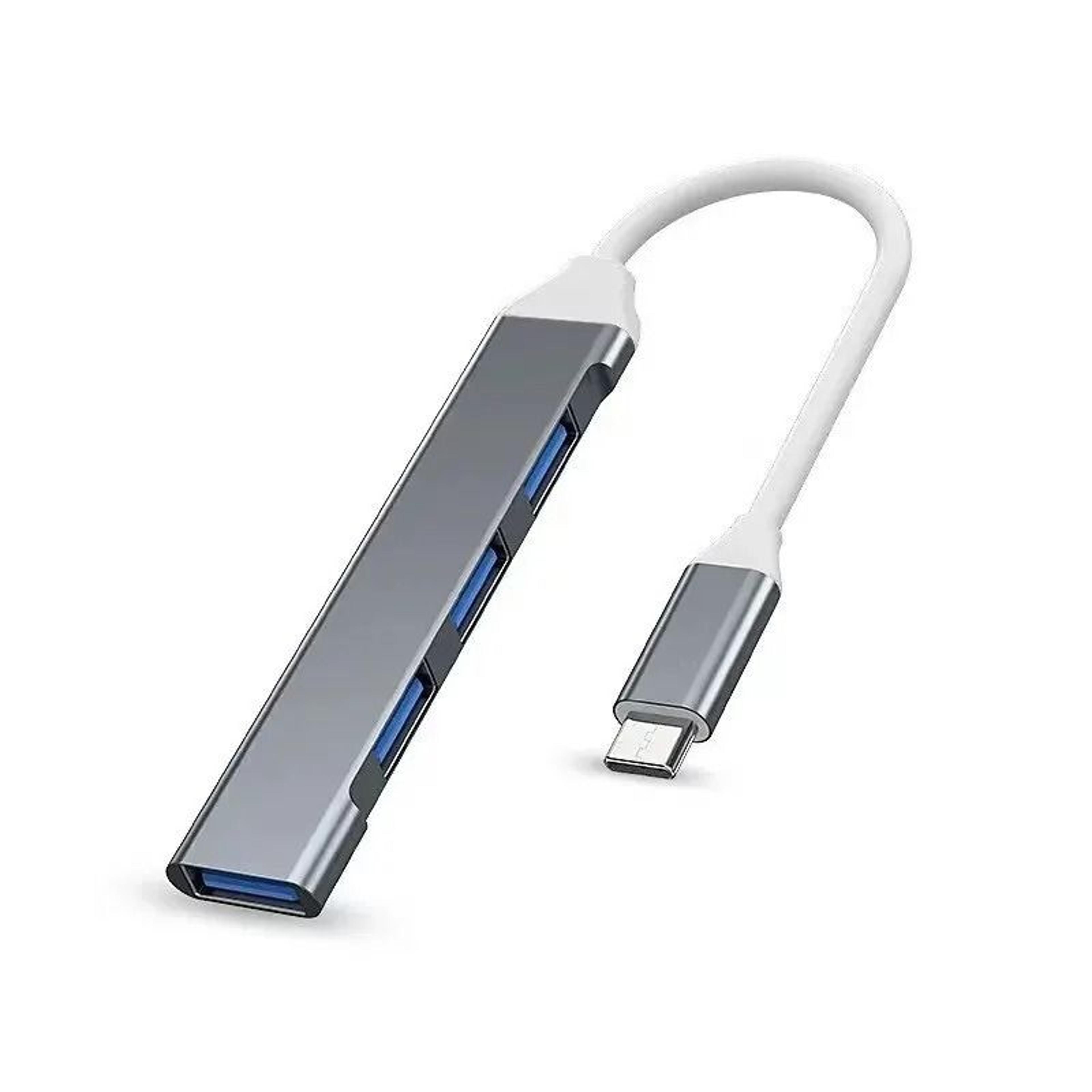 4 Port USB C Hub Multi Splitter OTG Adapter For Laptop And PC 2