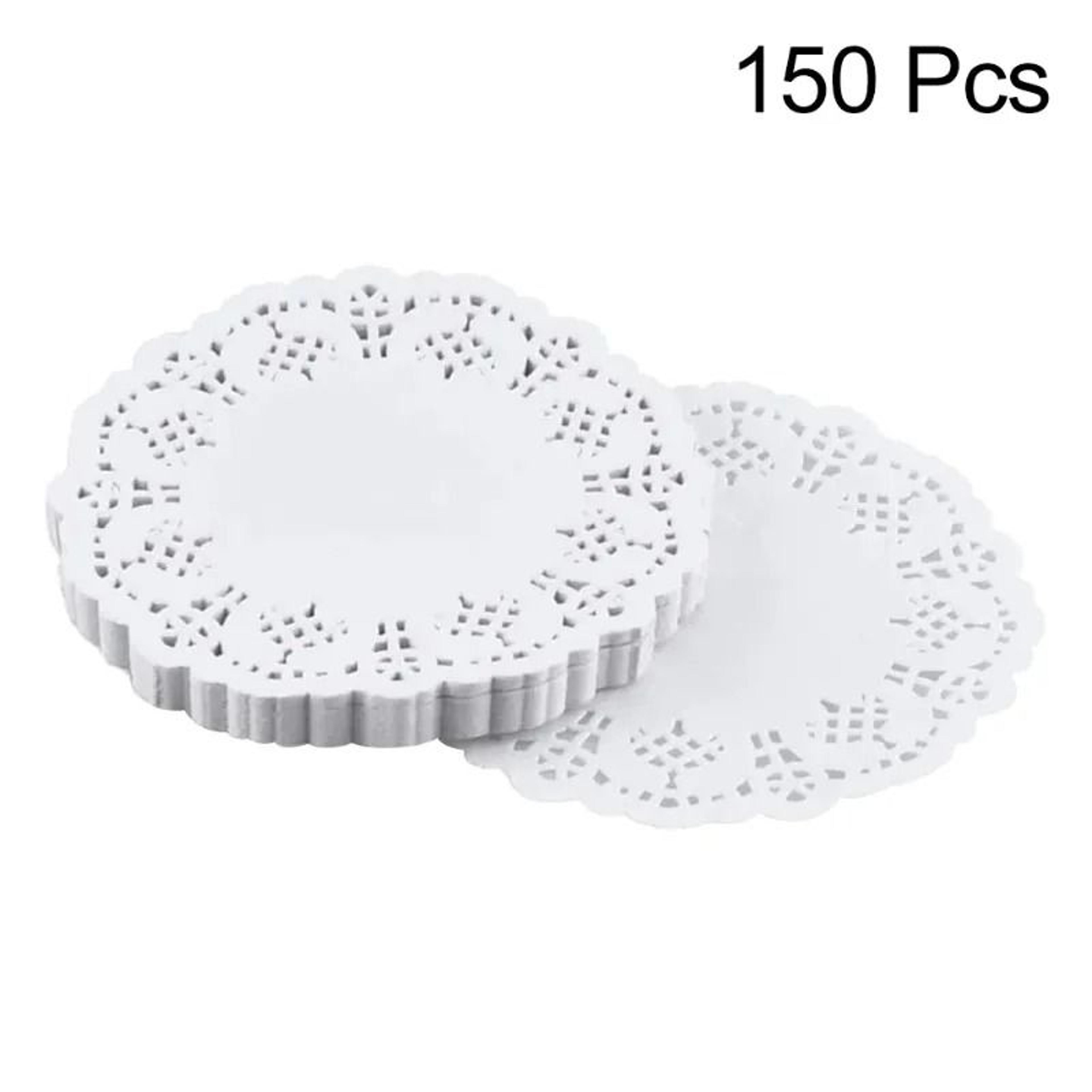 35 Inch Round Paper Doily Lace Mat For Cupcakes And Desserts 5