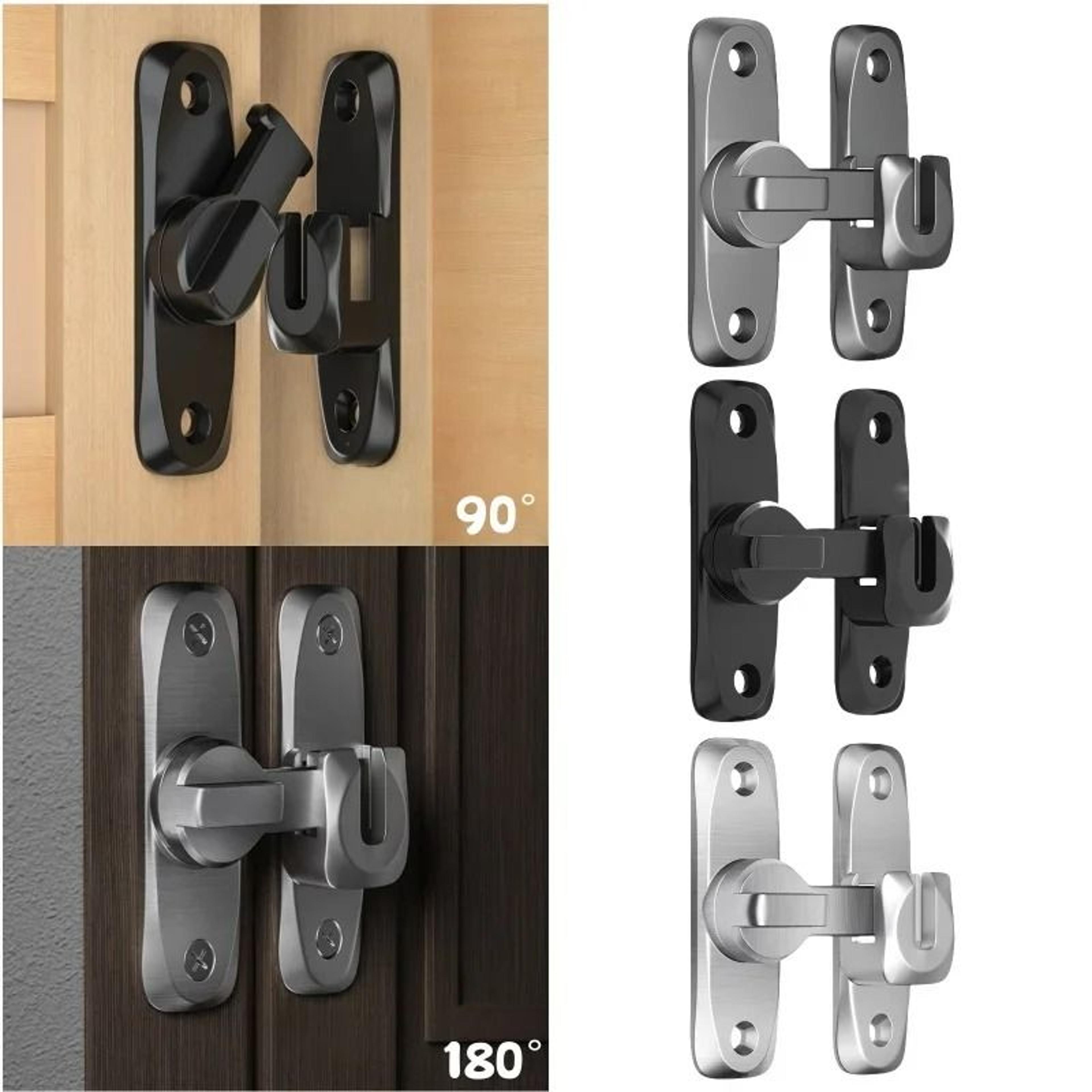 Heavy Duty Flip Up Door Latch 90 And 180 Degree Zinc Alloy Security Lock 4